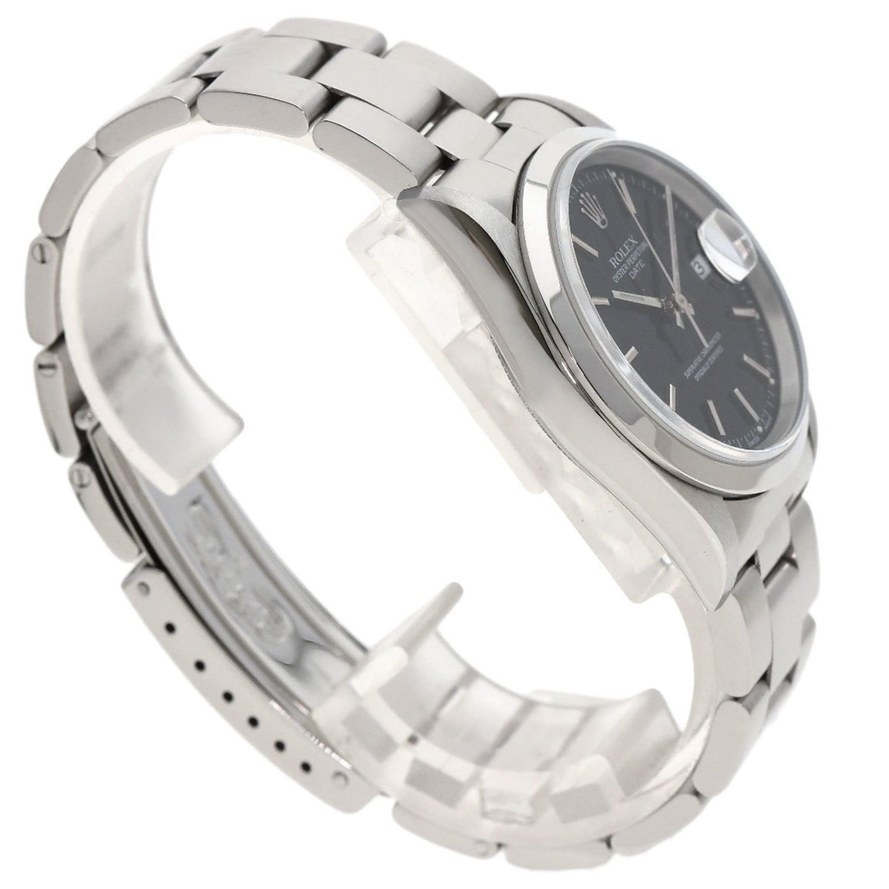Rolex Oyster Perpetual Date Watch Stainless Steel SS Men's ROLEX