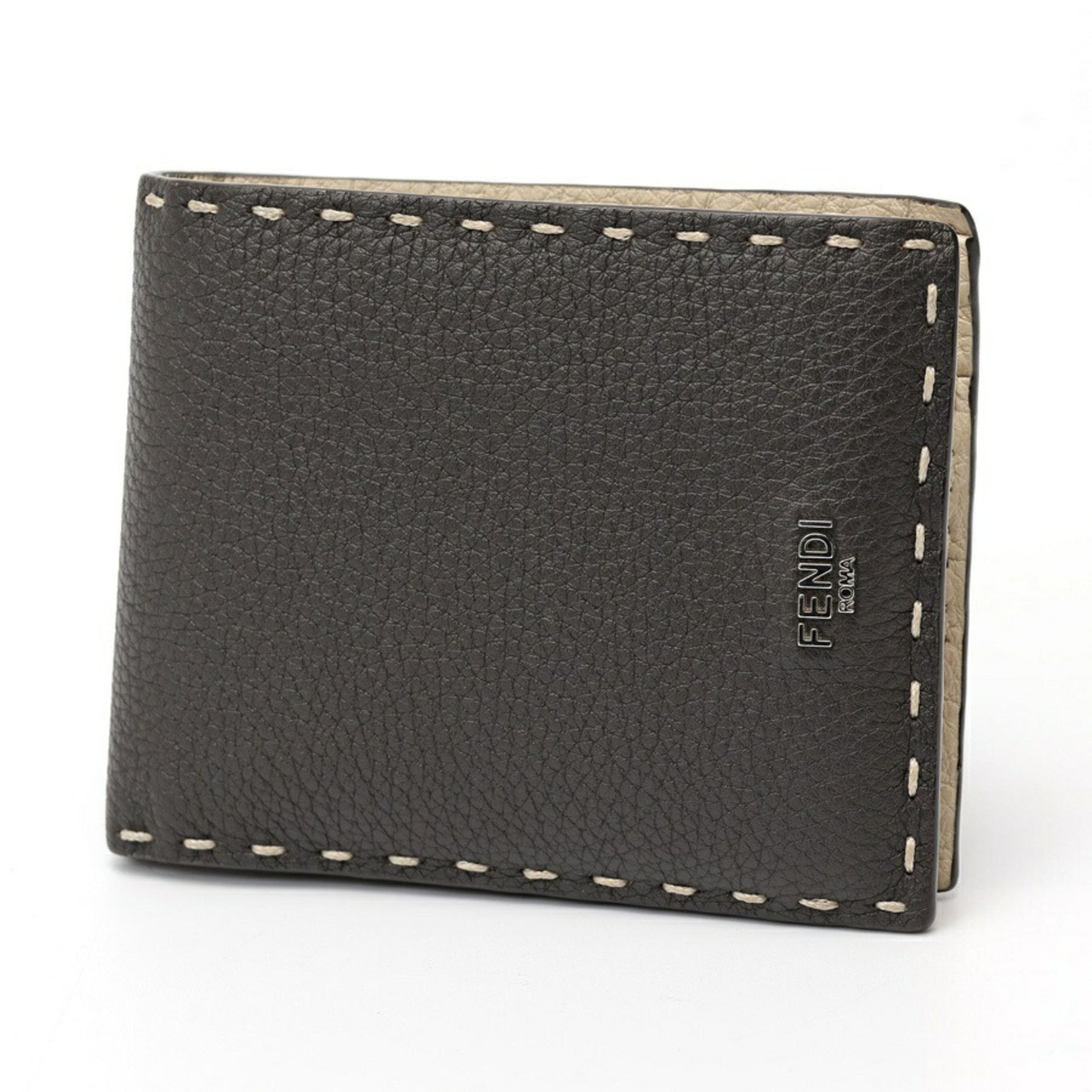 FENDI Coin Selleria Wallet Bifold Leather