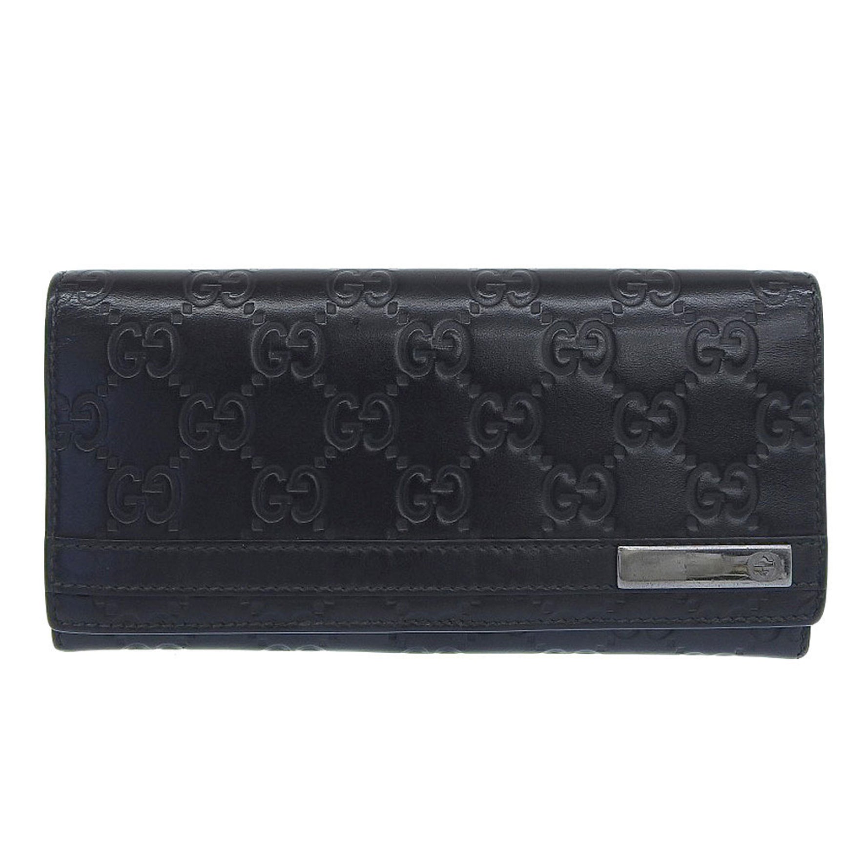 GUCCI GG Shima Long Wallet Calf Unisex