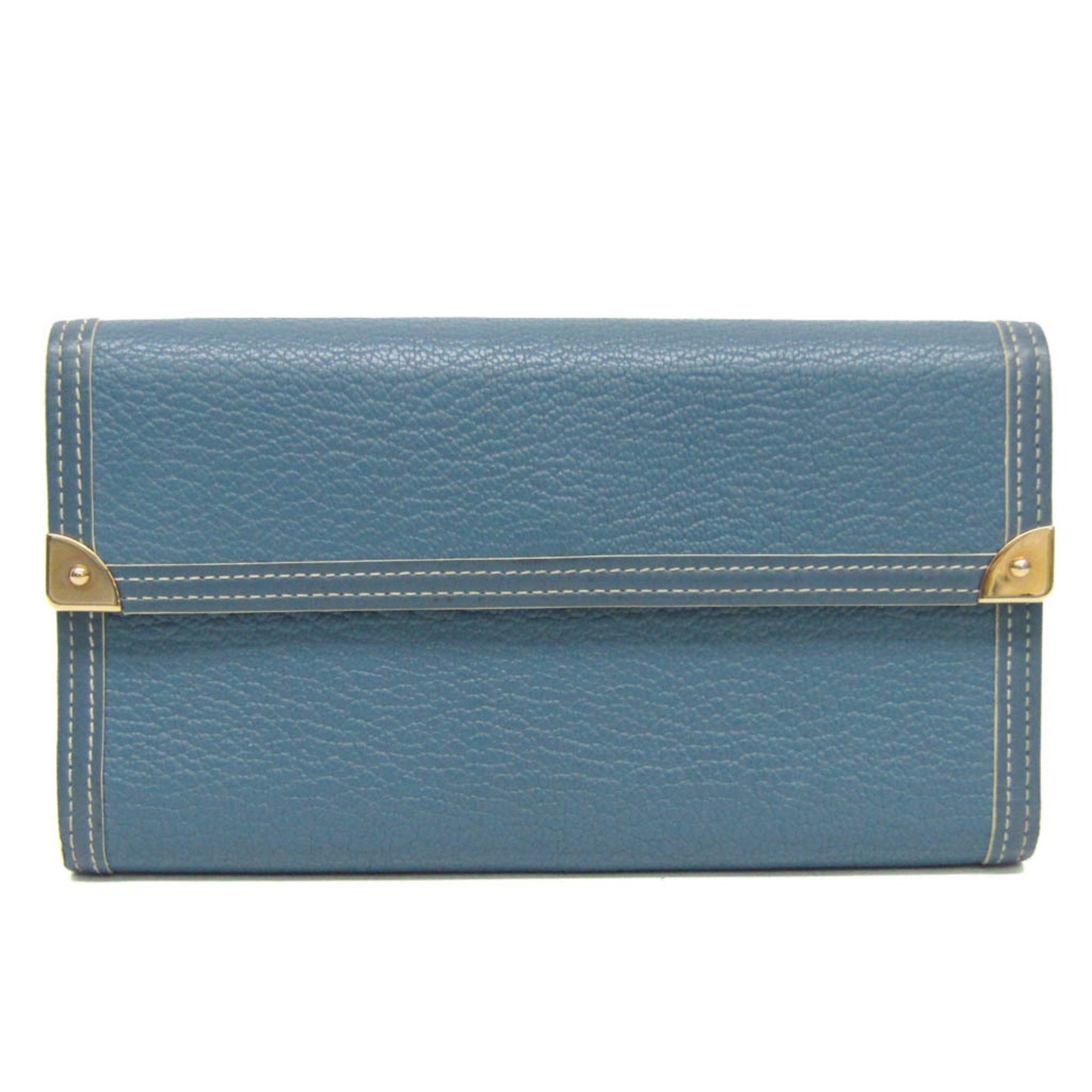 Louis Vuitton Suhali Porto Tresor International Women,Men Suhali Leather Long Wallet (tri-fold)