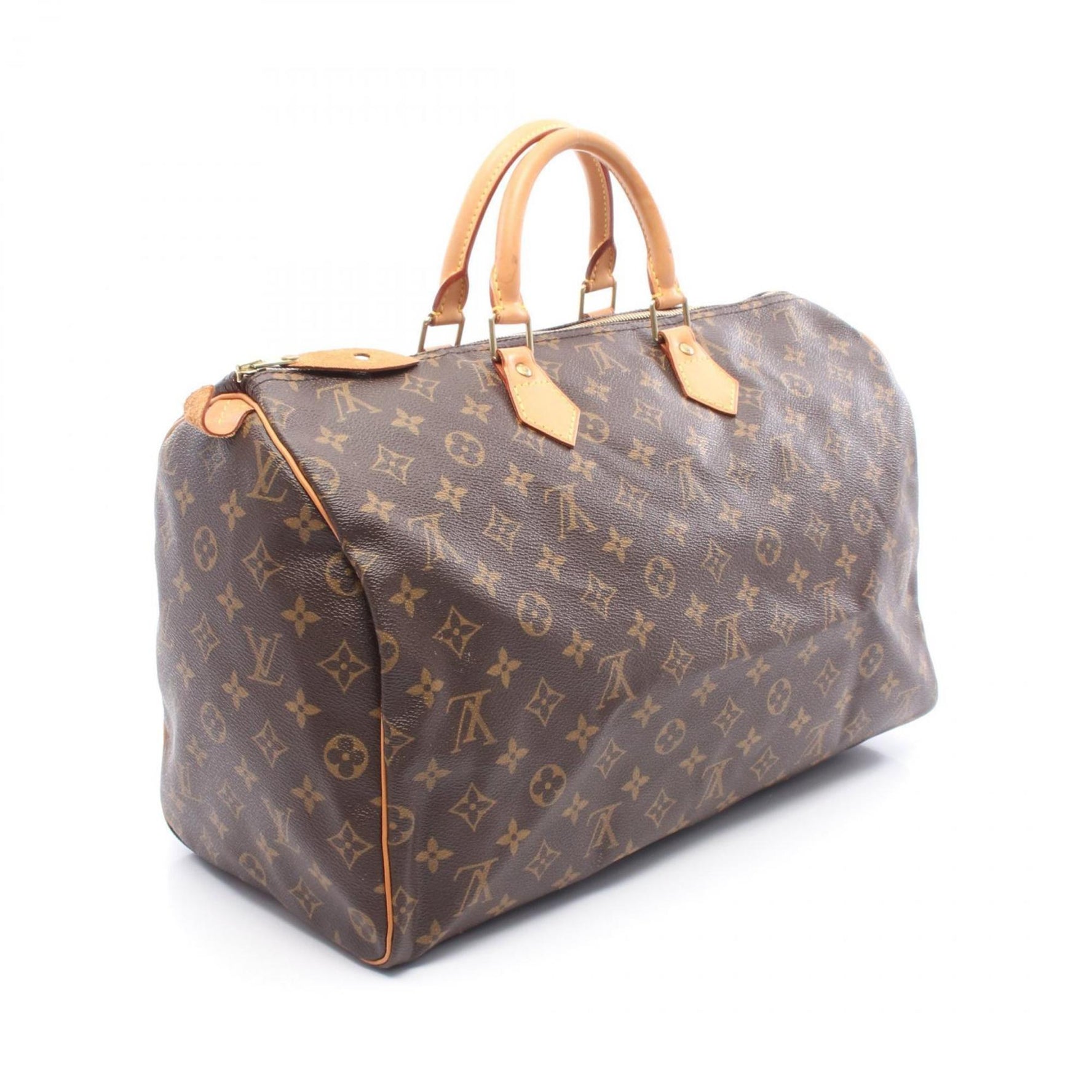 Louis Vuitton Speedy 40 Handbag, Coated Canvas and Leather, Monogram