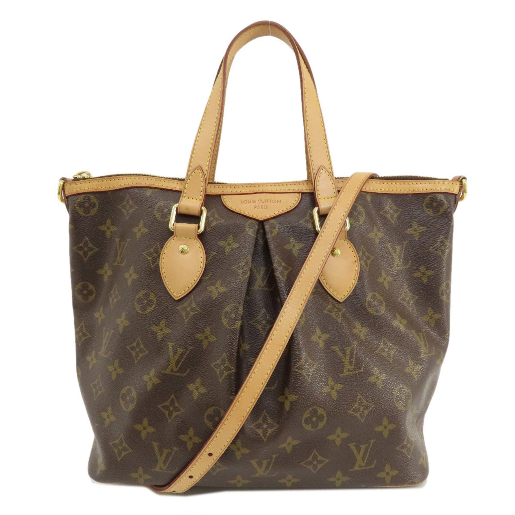 Louis Vuitton Palermo PM Monogram Tote Bag Canvas