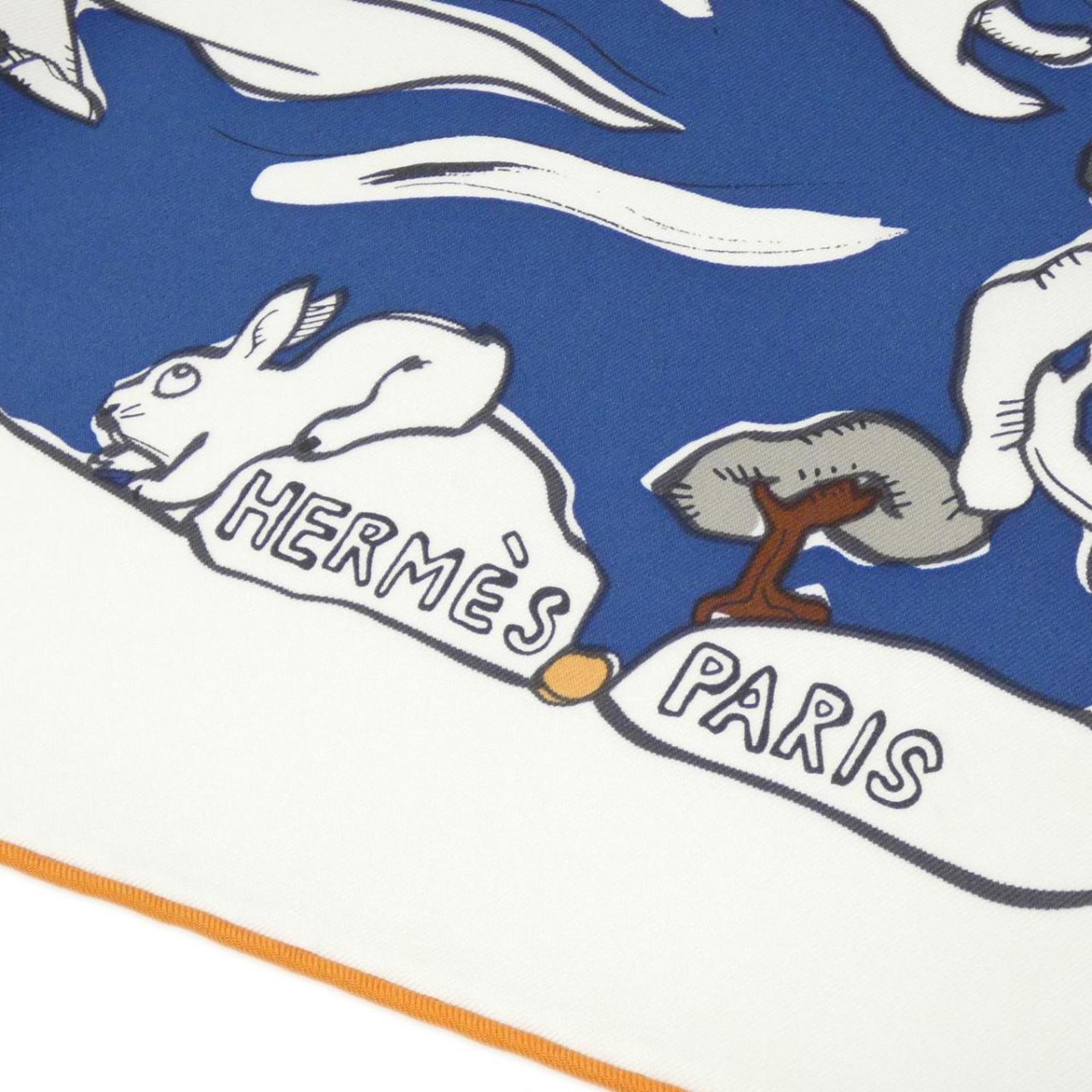 Hermes Hermès MILLE ET UN LAPINS Carré Scarf