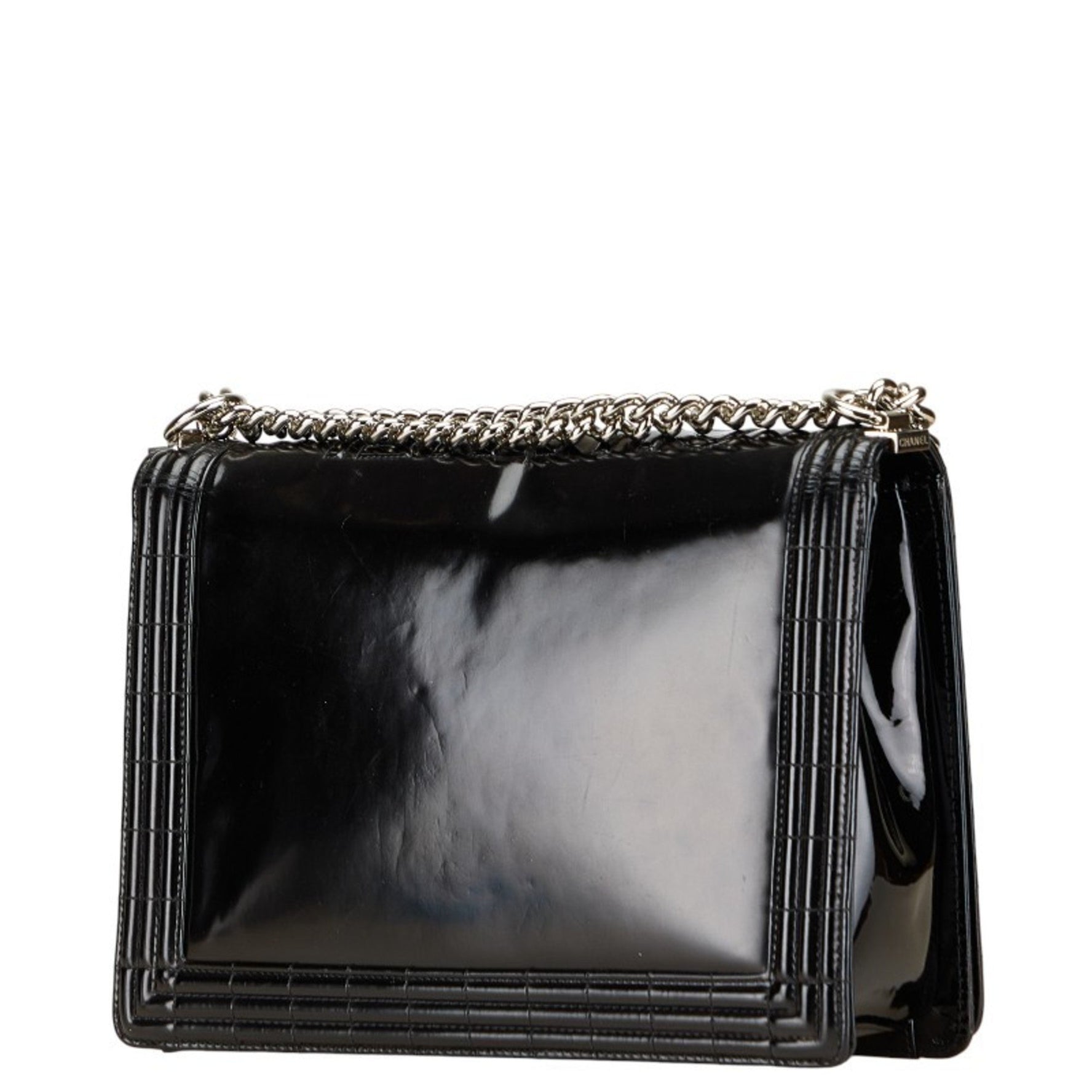 CHANEL Boy Shoulder Bag in Patent Leather
