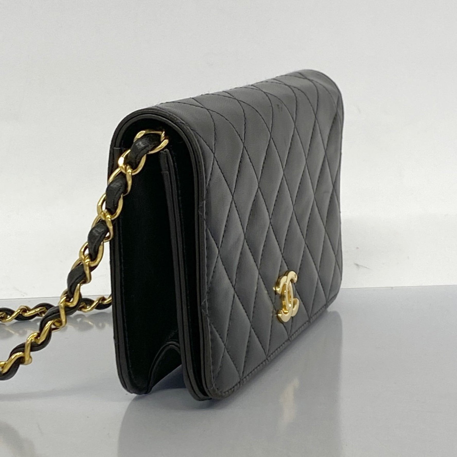 Chanel Matelasse Shoulder Bag with Chain Bag, Lambskin