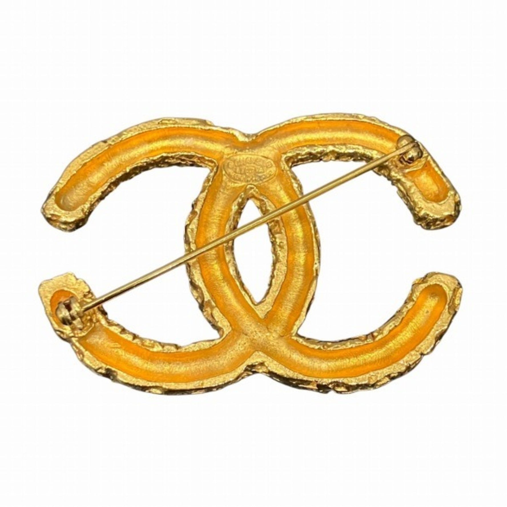 CHANEL Coco Mark Lava Accessory Brooch