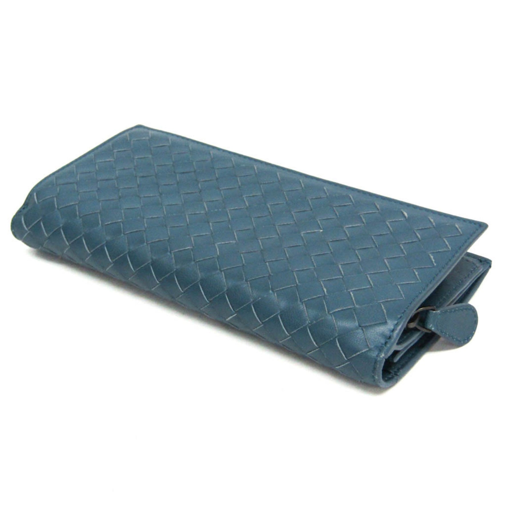 Bottega Veneta Intrecciato Men,Women Leather Long Wallet (bi-fold)