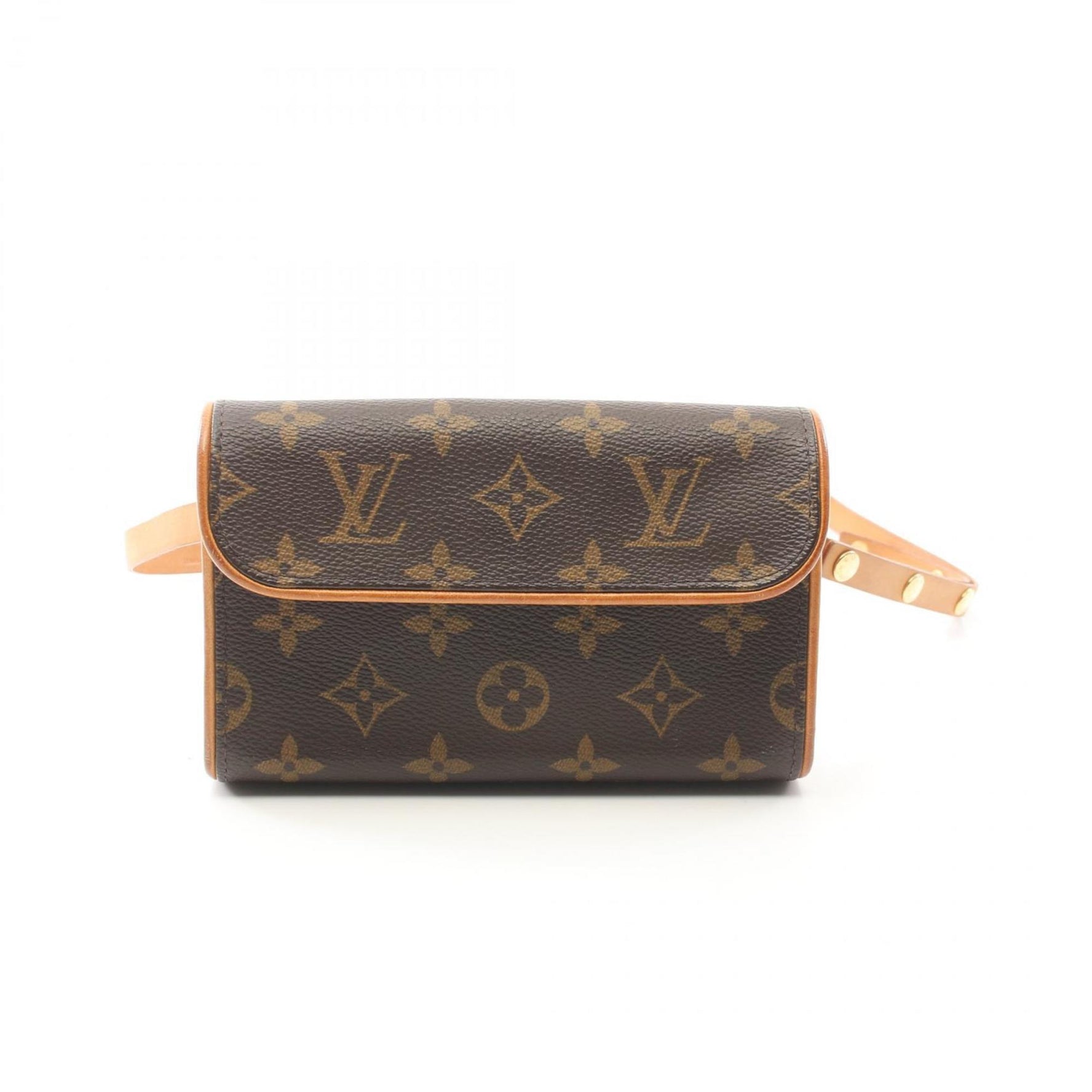 Louis Vuitton Pochette Florentine Monogram Waist Bag Body Coated Canvas Leather