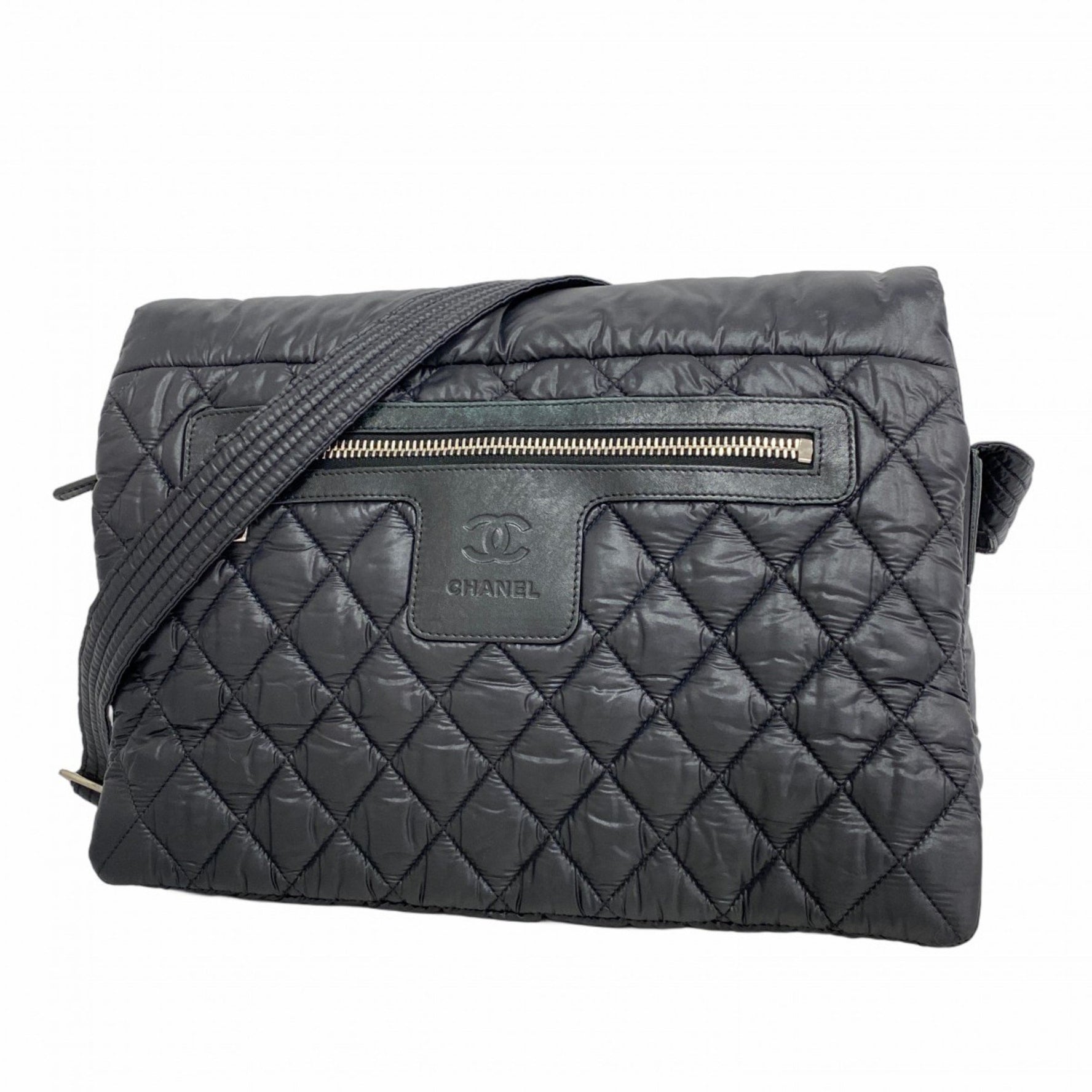 Chanel Coco Cocoon Shoulder Bag, Nylon