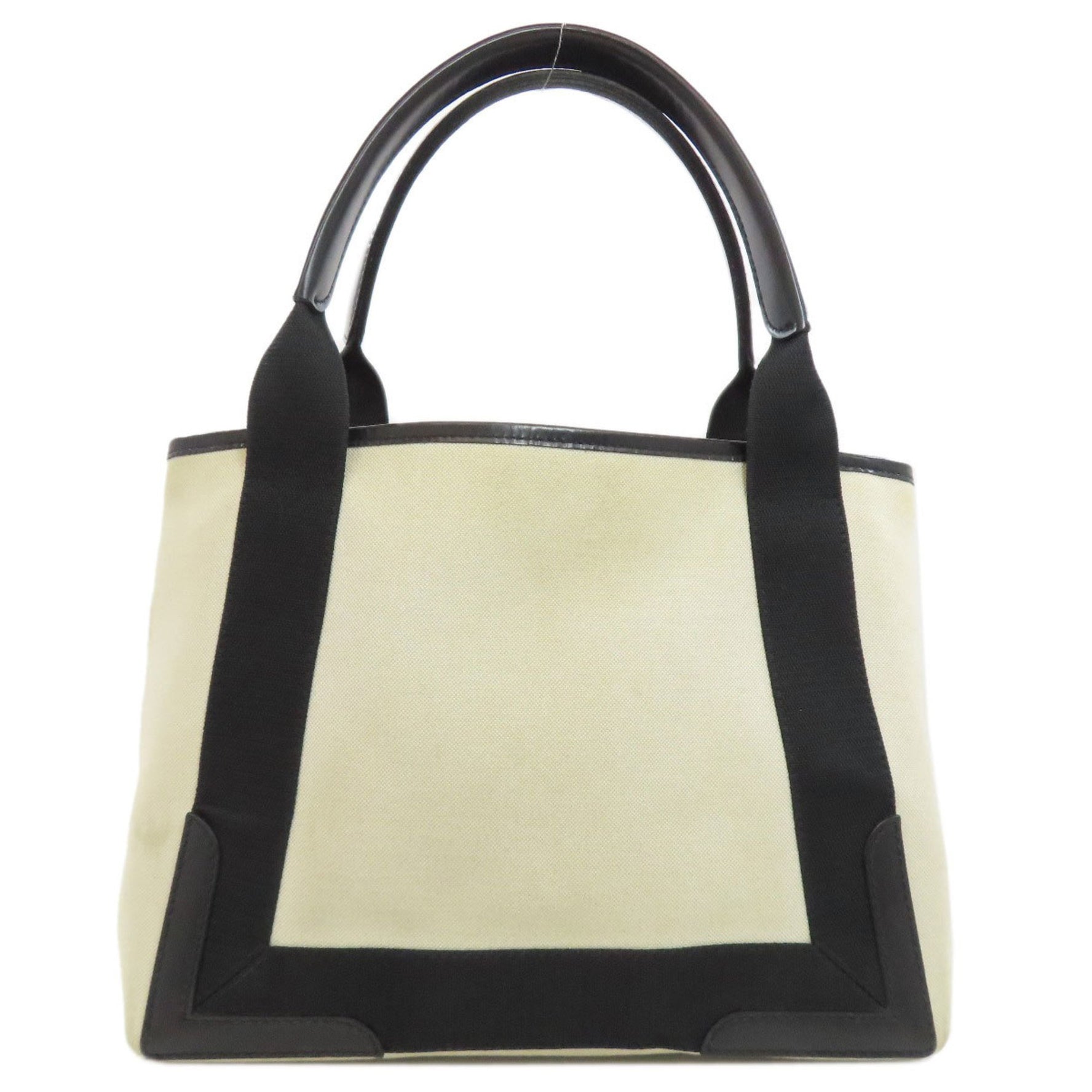 Balenciaga Navy Cabas Handbag Canvas
