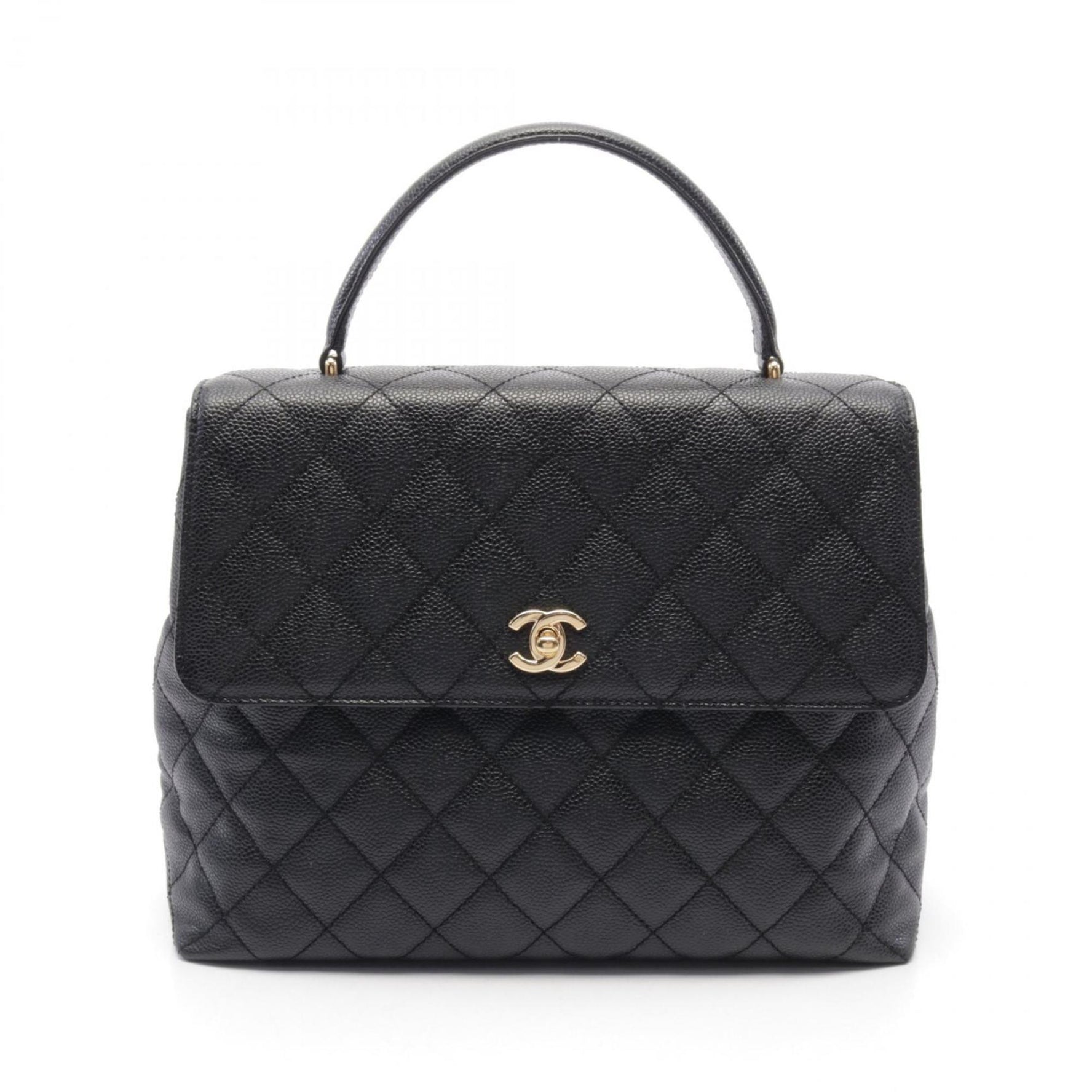 CHANEL Matelasse Handbag Leather