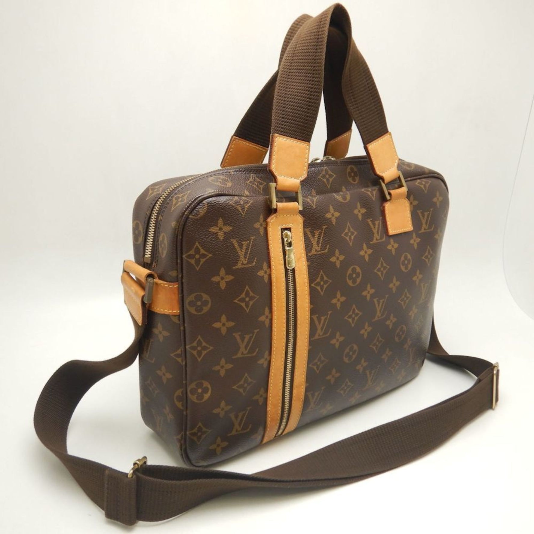 Louis Vuitton Monogram Sac Bosphore Bag Brown