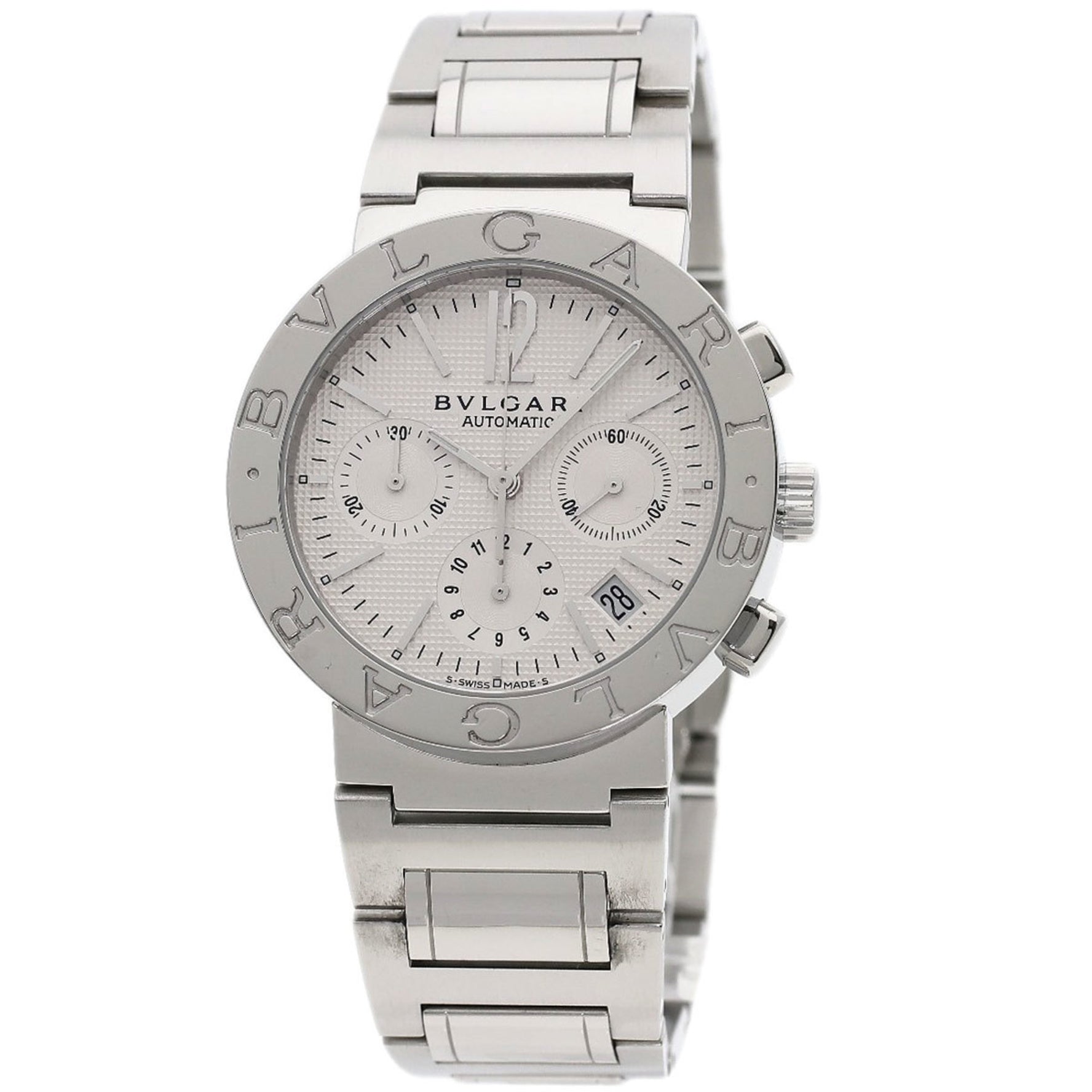 BVLGARI N Wristwatch Stainless Steel SS