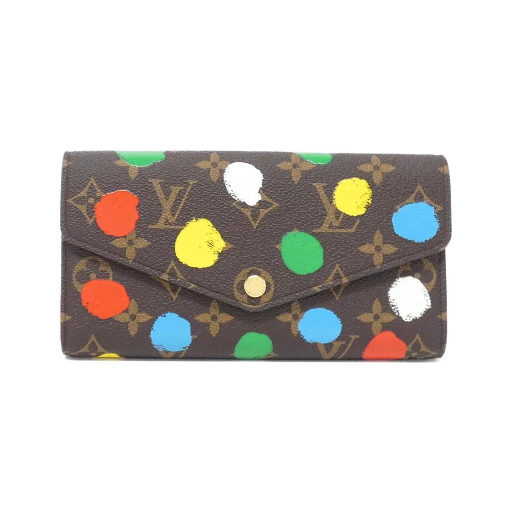 Louis Vuitton Monogram (LV x YK) Portefeuille Sarah Wallet