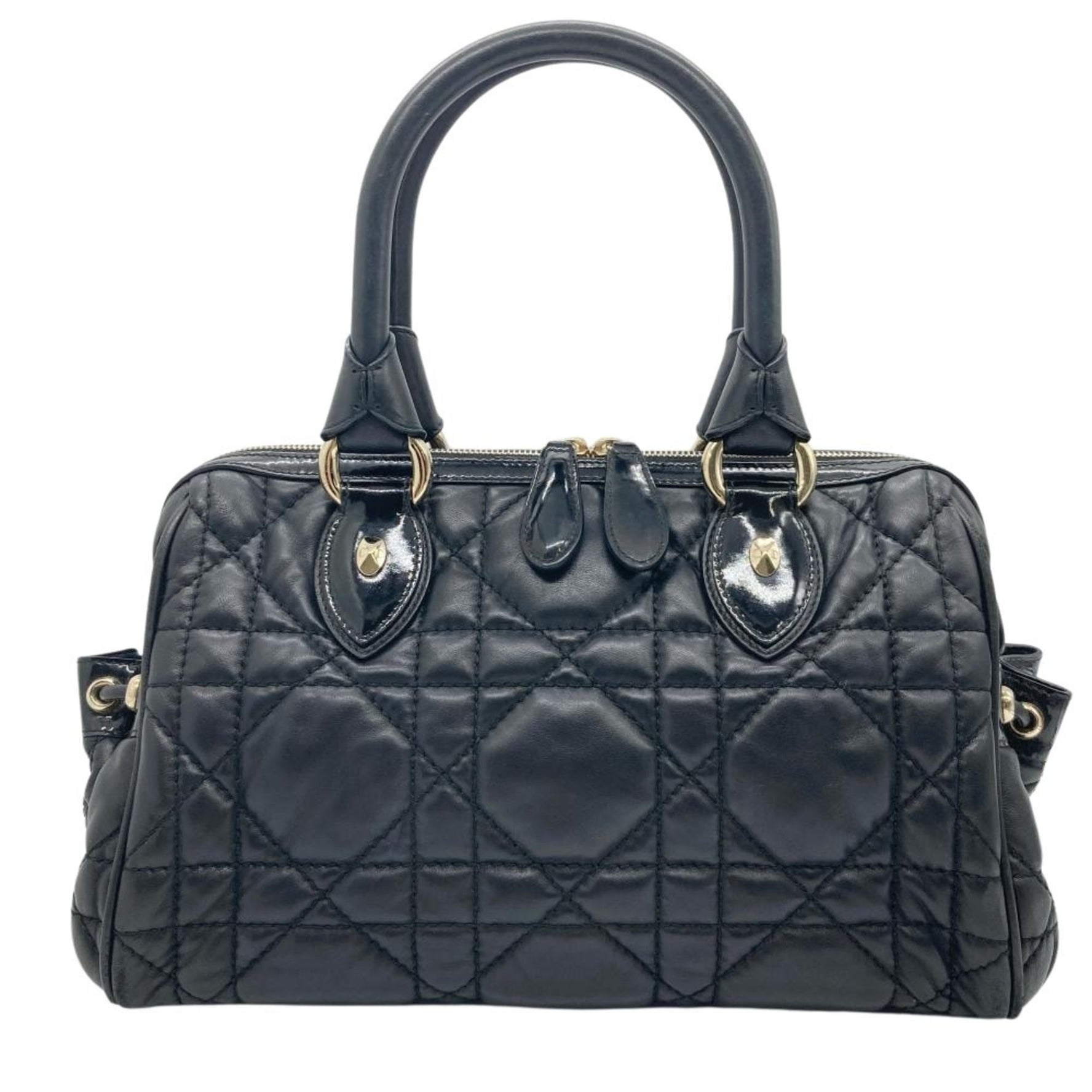 Christian Dior Dior Handbag Leather Cannage