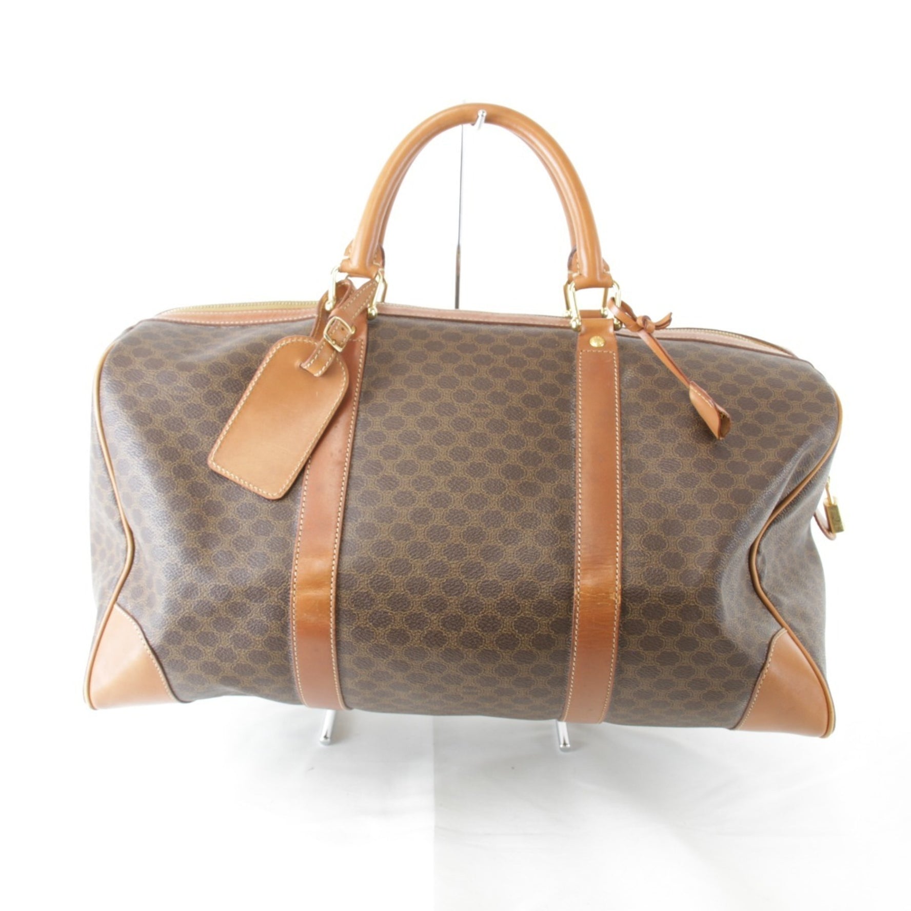 CELINE Macadam Boston Bag Leather