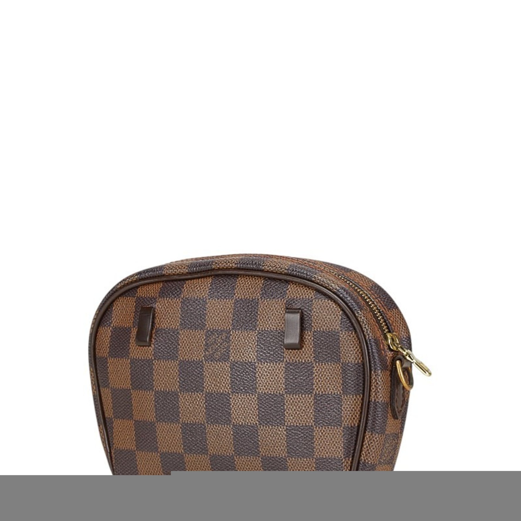 Louis Vuitton Damier Pochette Ipanema Shoulder Bag Pouch PVC Leather