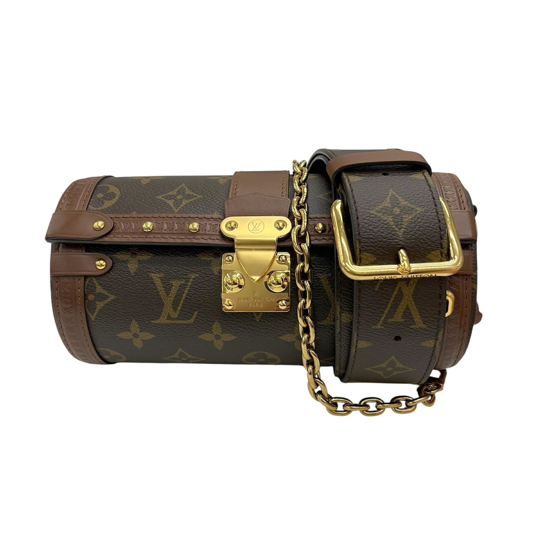 LOUIS VUITTON Papillon Trunk RFID Monogram Brown Shoulder Bag