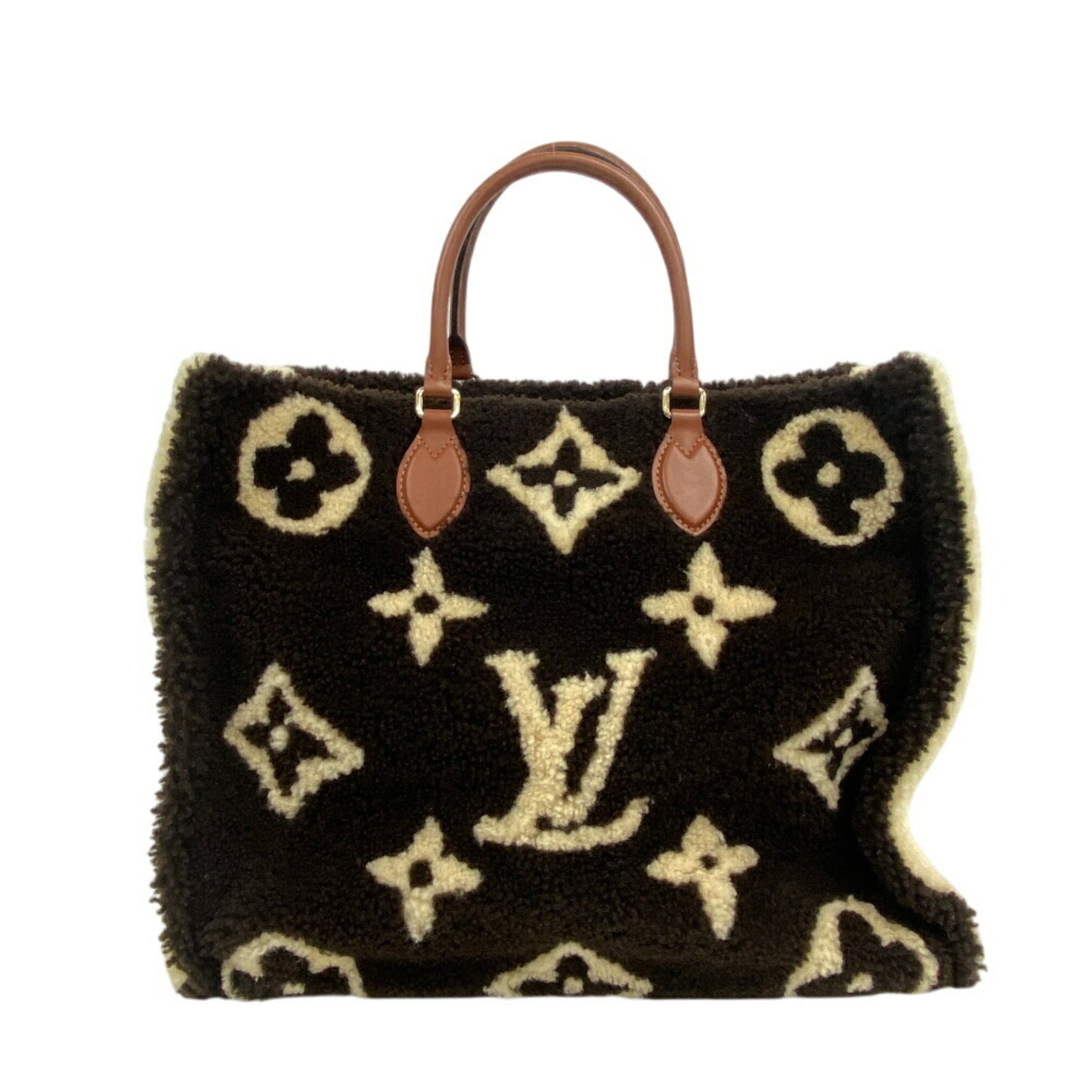 Louis Vuitton On the Go GM Monogram Teddy Handbag High Brown