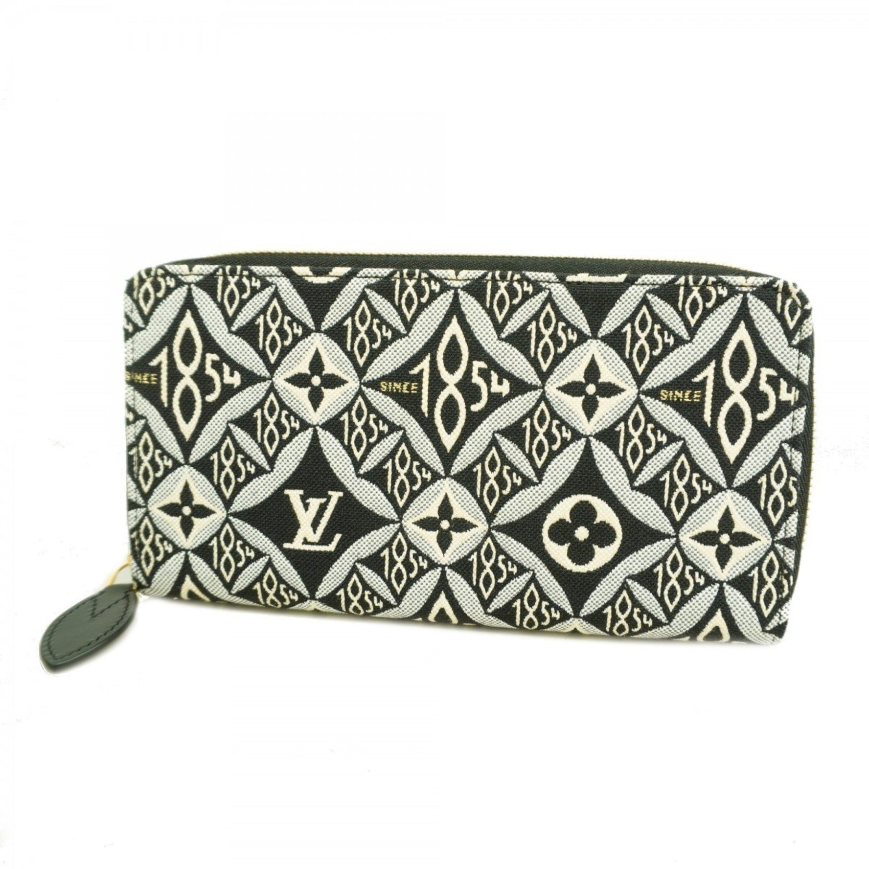 Louis Vuitton Monogram Jacquard Since 1854 Zippy Wallet Gray/Black