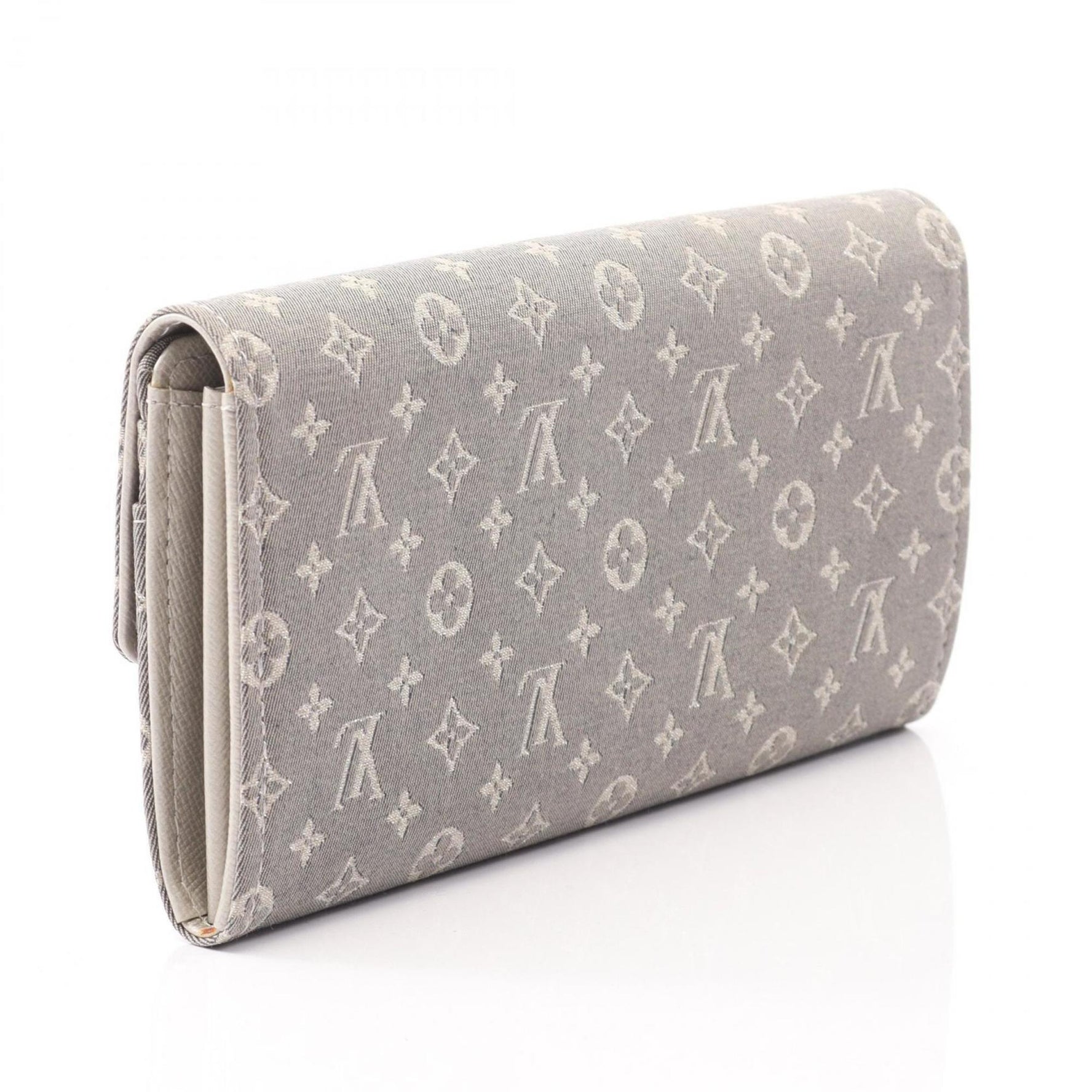 Louis Vuitton Portefeuille Sarah Bifold Long Wallet in Monogram Mini Lan Canvas