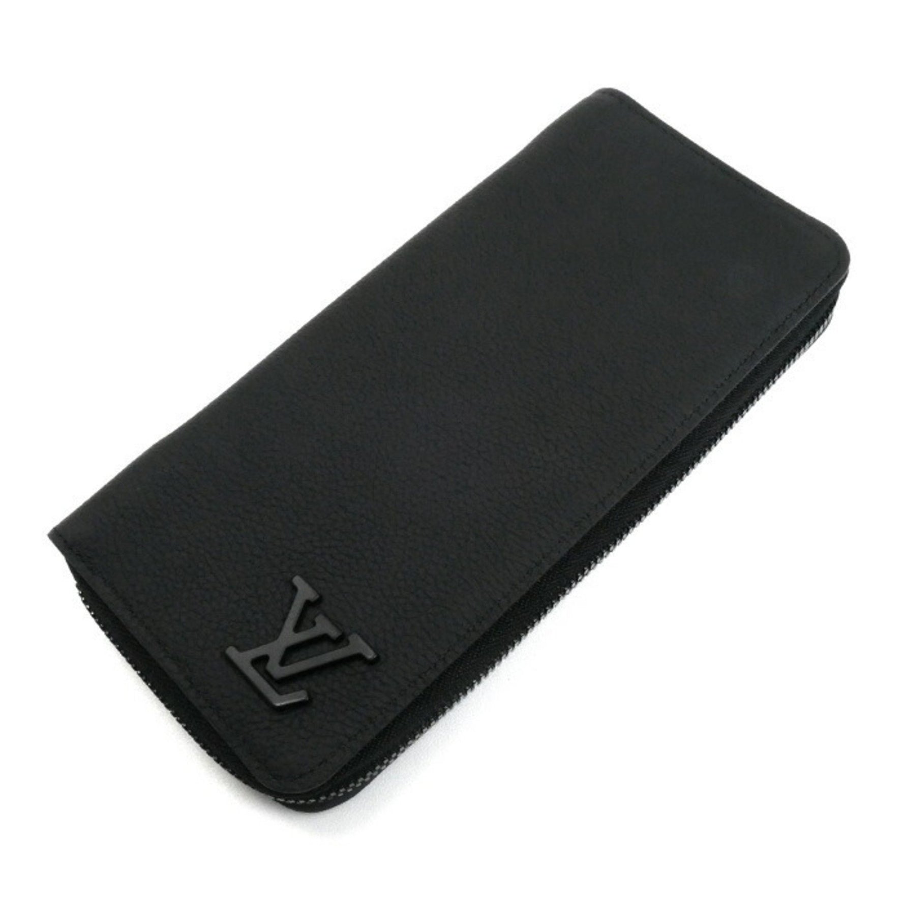 Louis Vuitton Zippy Wallet Vertical Long Round Aerogram Noir