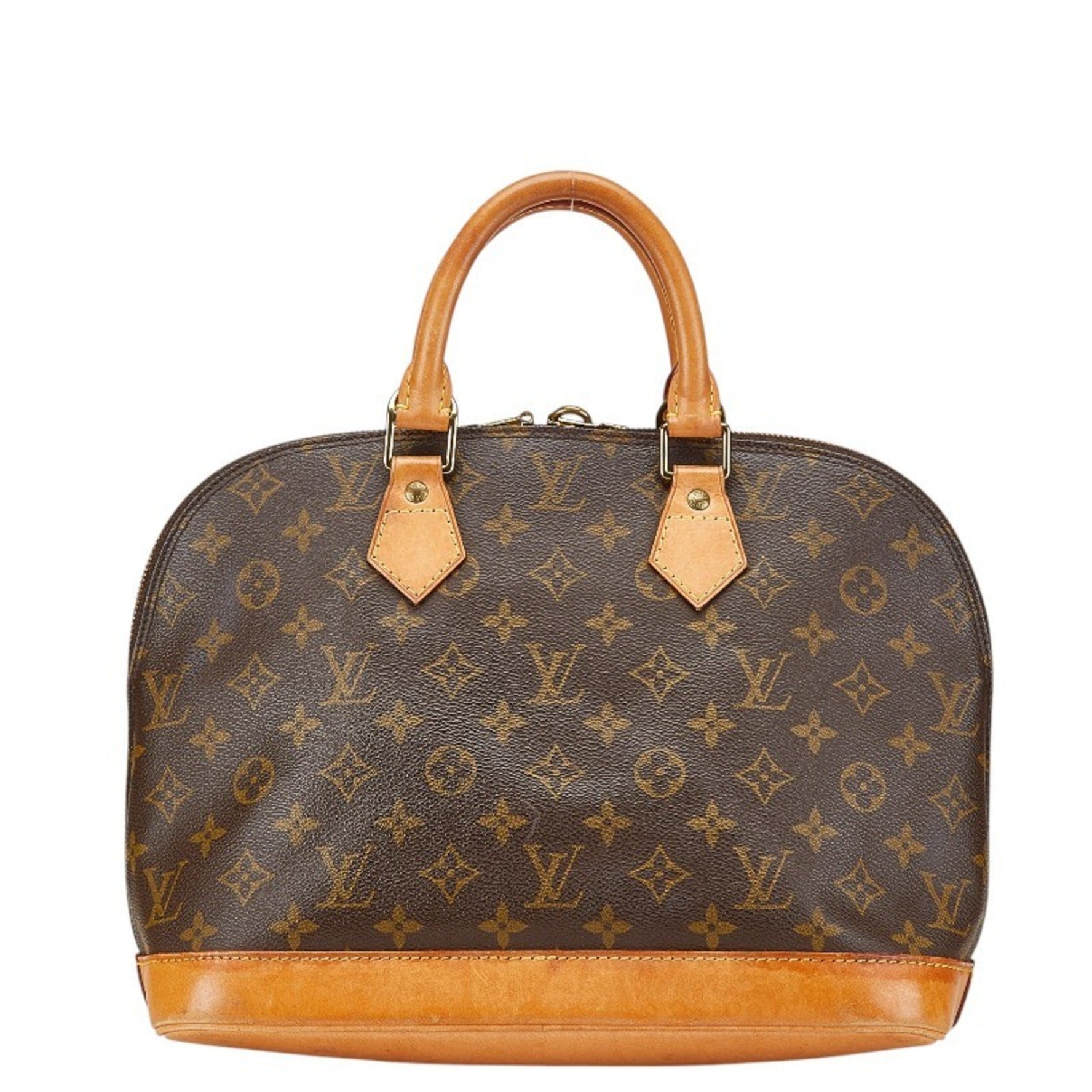 Louis Vuitton Monogram Alma PM Handbag PVC Leather