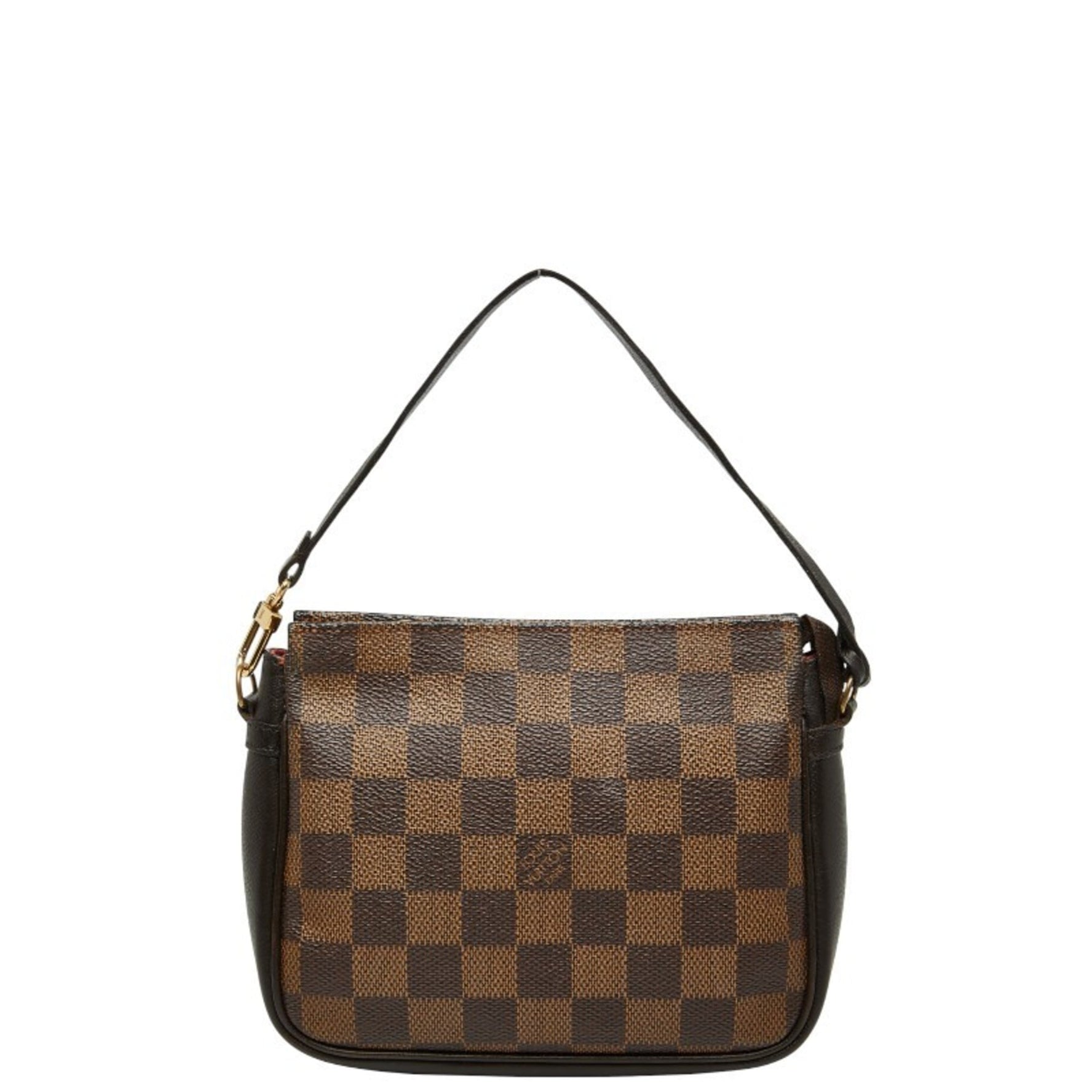 Louis Vuitton Damier Truth Makeup Shoulder Bag Brown Leather LOUIS VUITTON