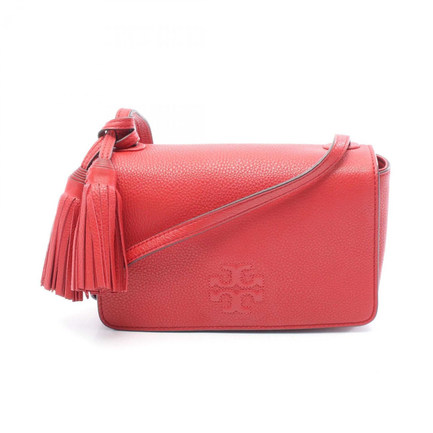 Tory Burch Shoulder Bag Leather Women's Red