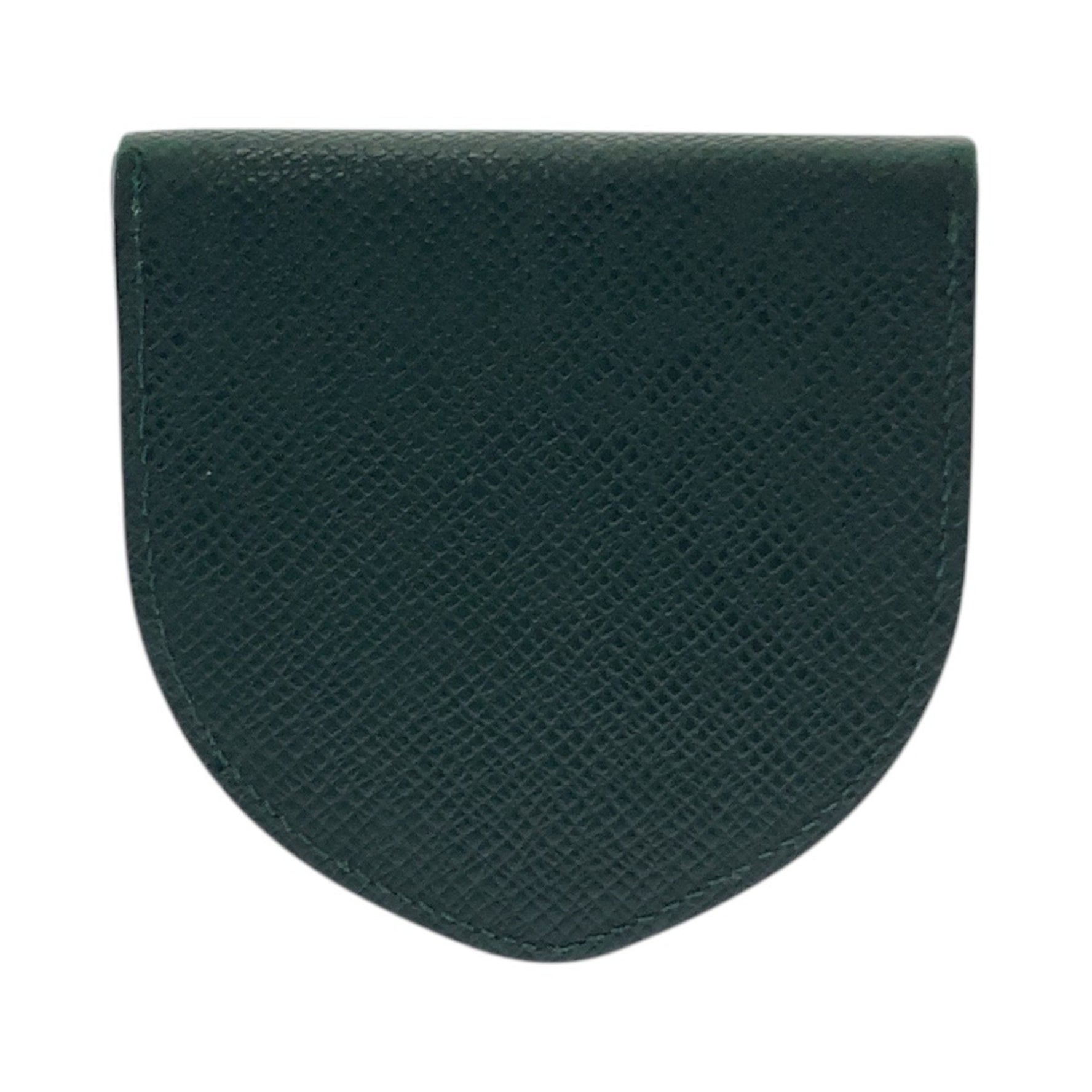 Louis Vuitton Taiga Portemonnay Cubetto Episea Dark Green Leather Wallet/Coin Case, Unisex