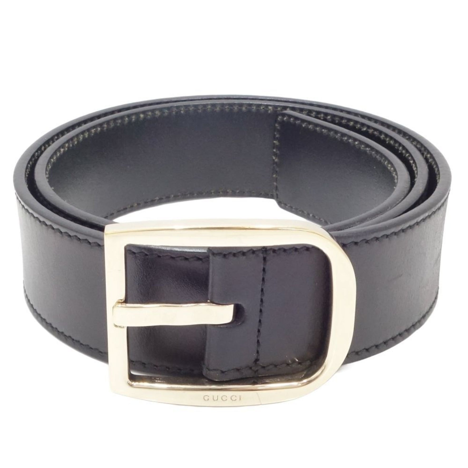 GUCCI Belt 85・34 Leather
