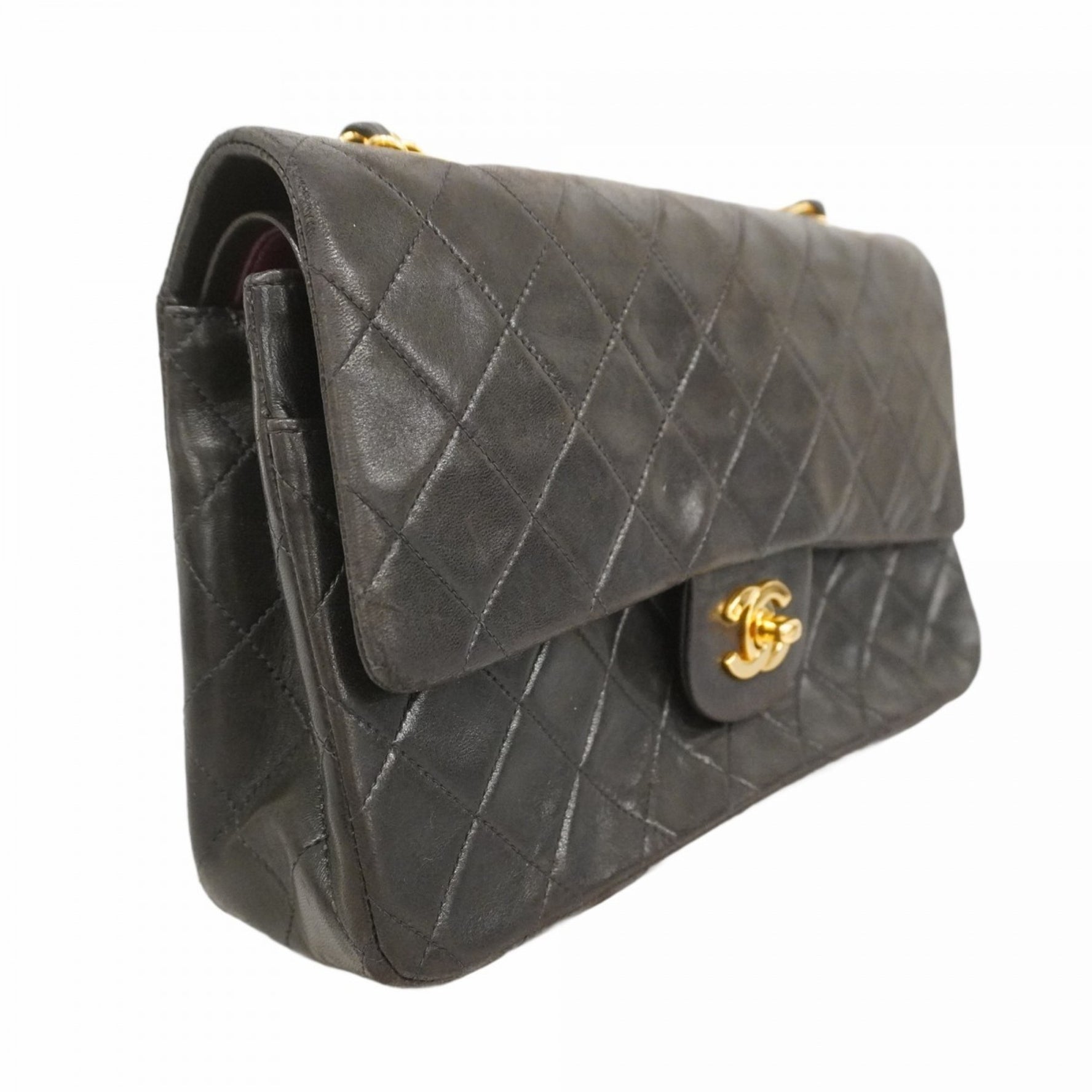 Chanel Matelasse Shoulder Bag with Double Flap and Chain, Lambskin
