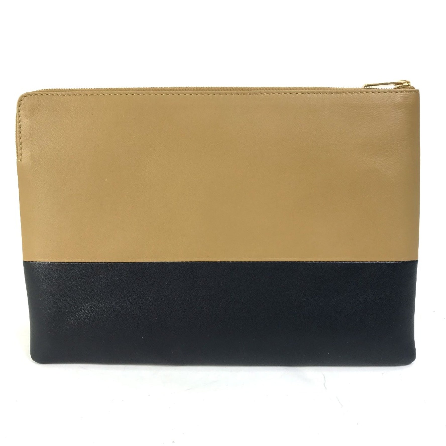 CELINE Two-tone bag pouch Clutch bag