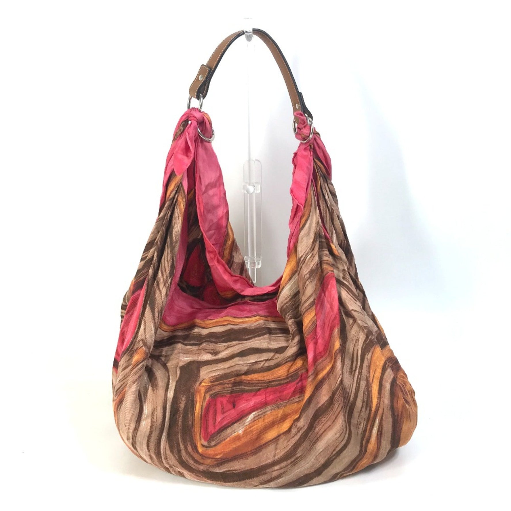 CELINE Hand Bag Shoulder Shoulder Bag Brown