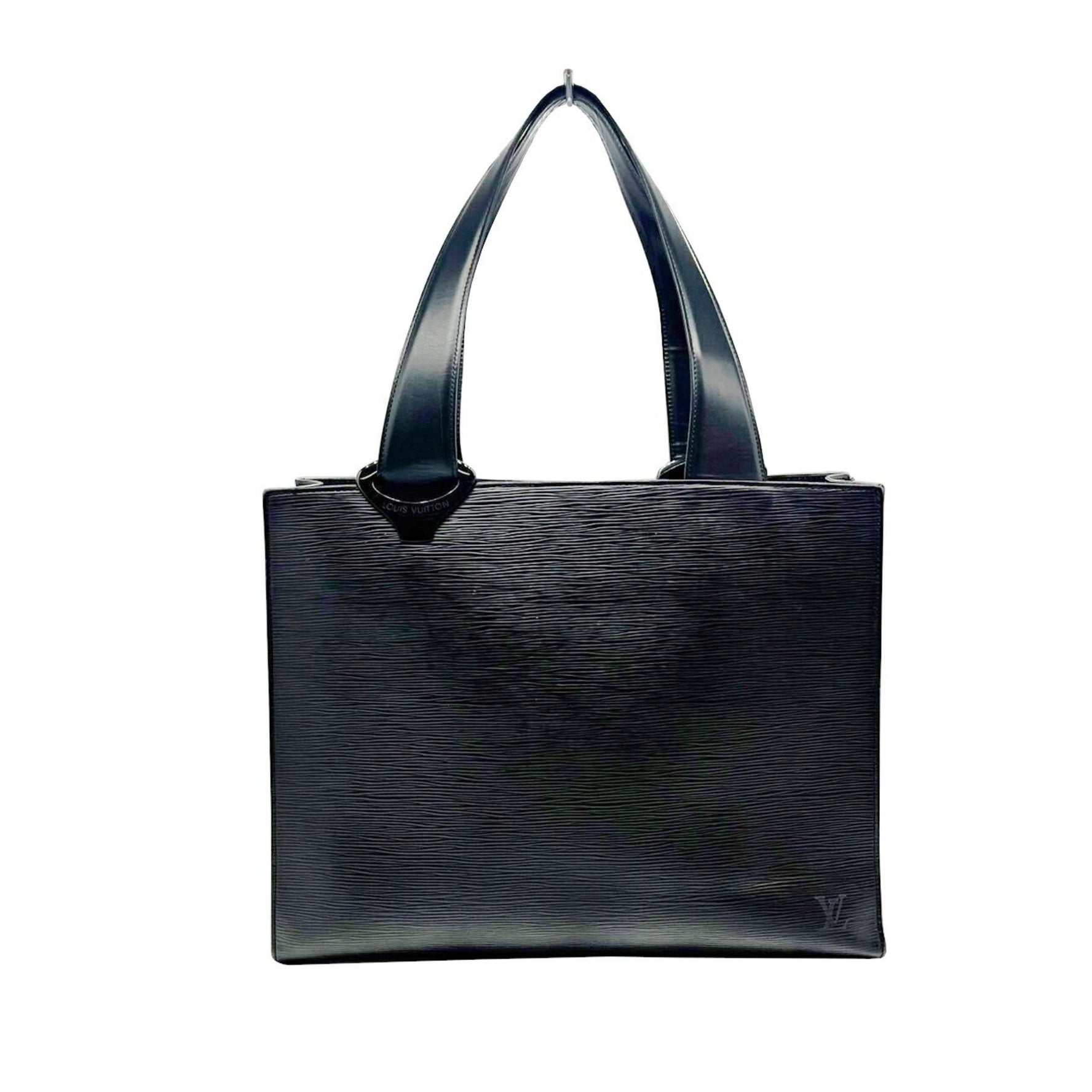 LOUIS VUITTON Gemo Epi Tote Bag, Noir, Black, Size, Storage
