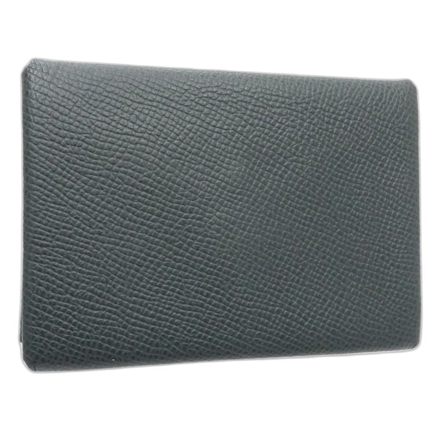 HERMES Wallet/Coin Case Calvi Duo Z Stamp Taurillon Clemence Anglais