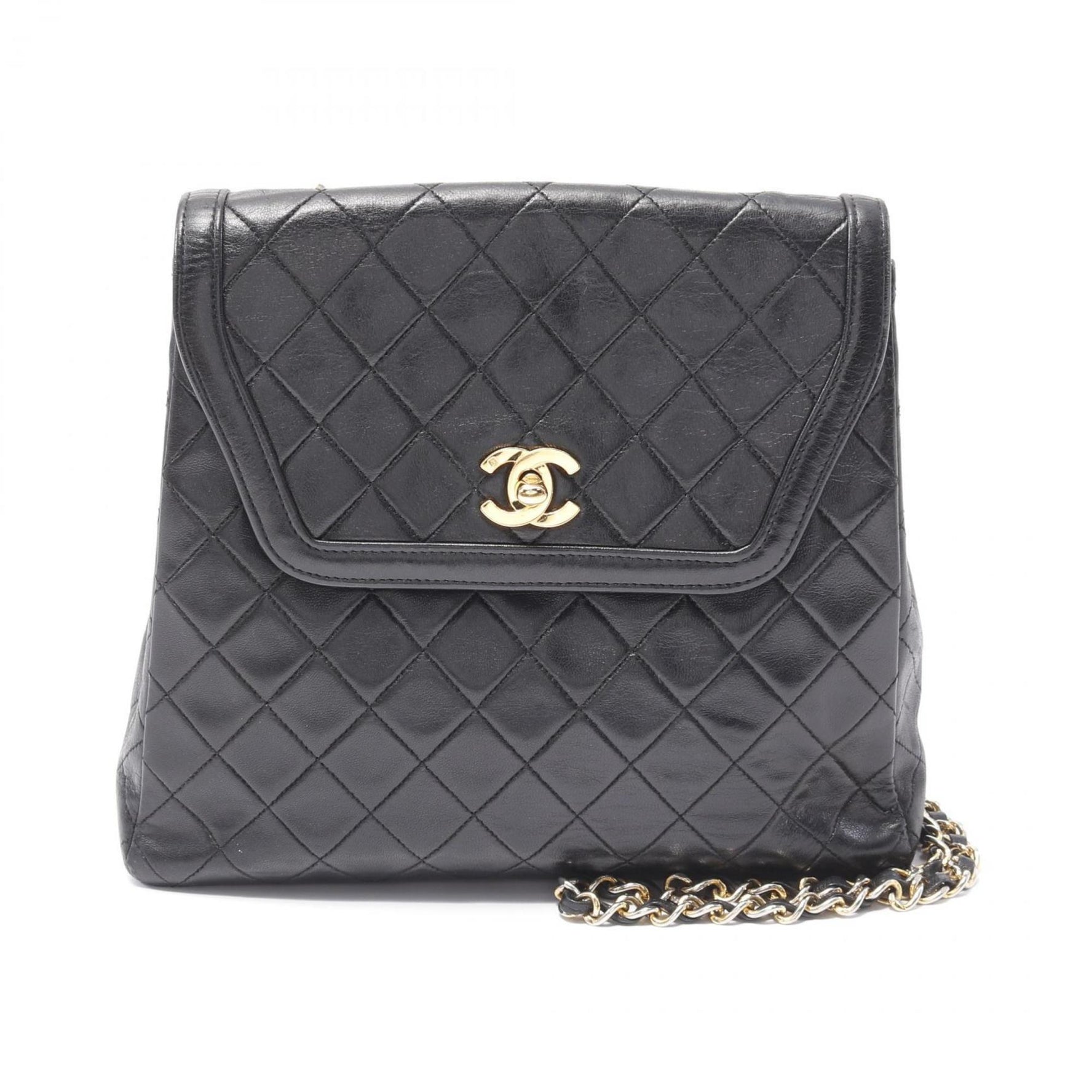 CHANEL Matelasse Shoulder Bag Lambskin (Sheepskin)