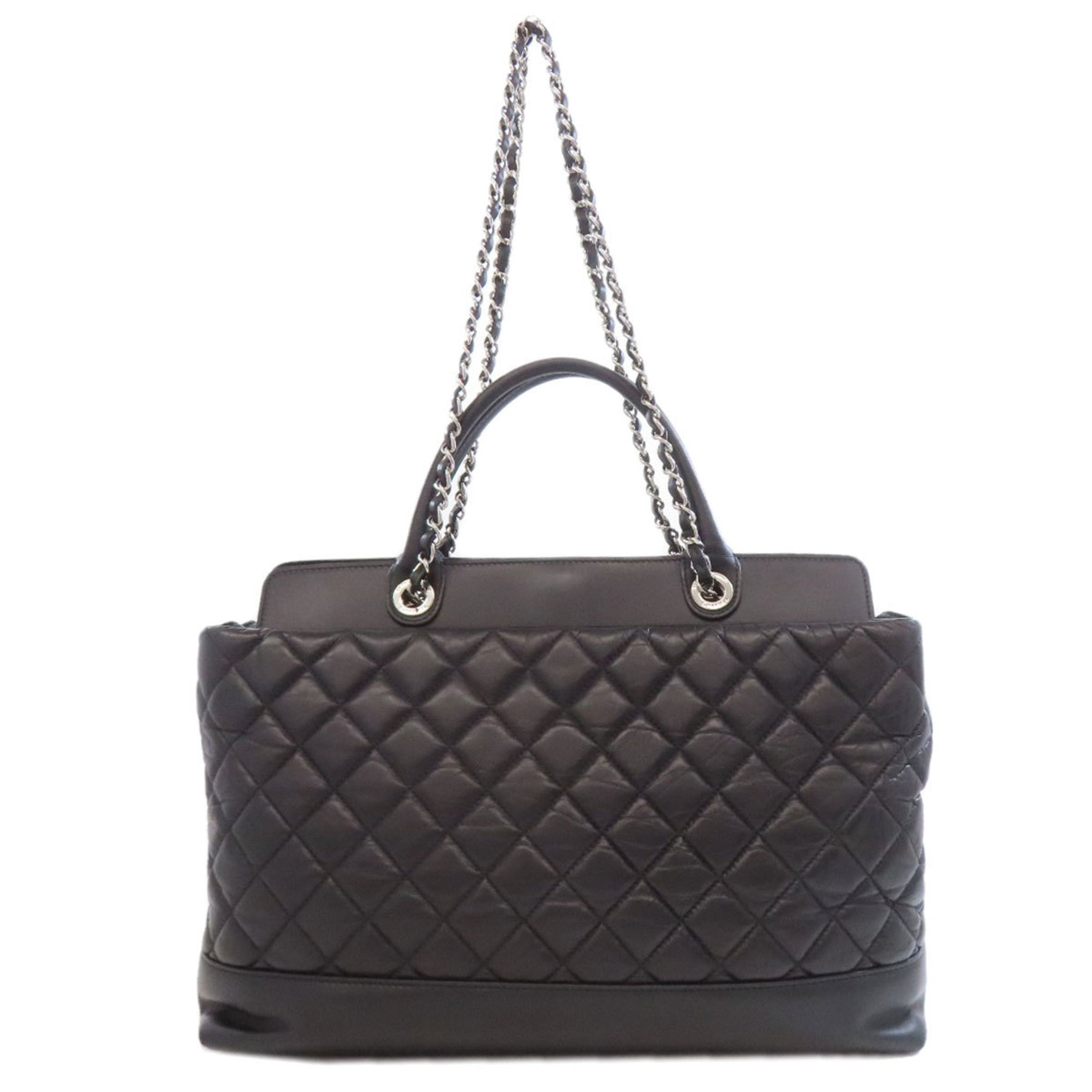 CHANEL Matelasse Tote Bag Leather