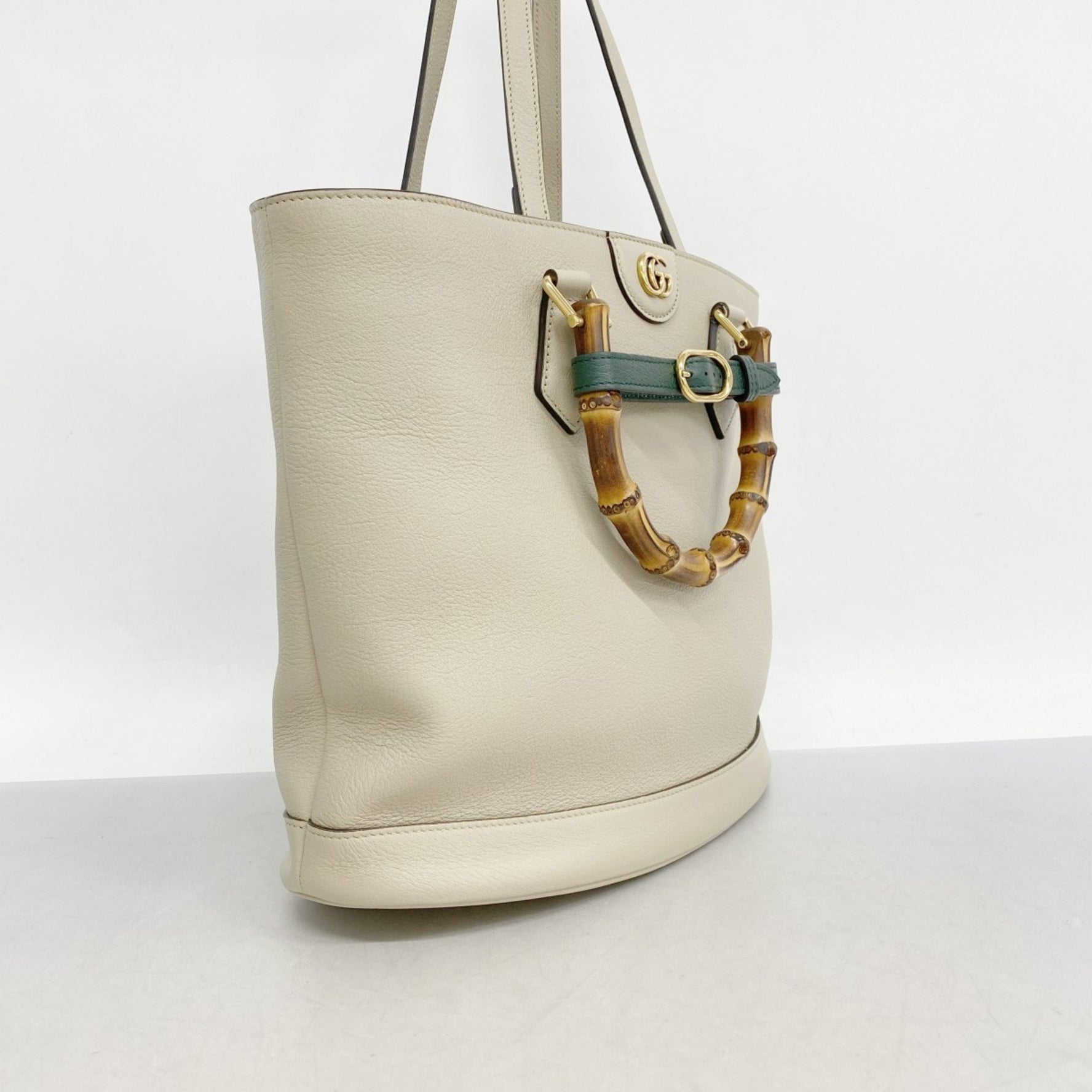 Gucci GG Marmont Bamboo Handbag Leather, Bag