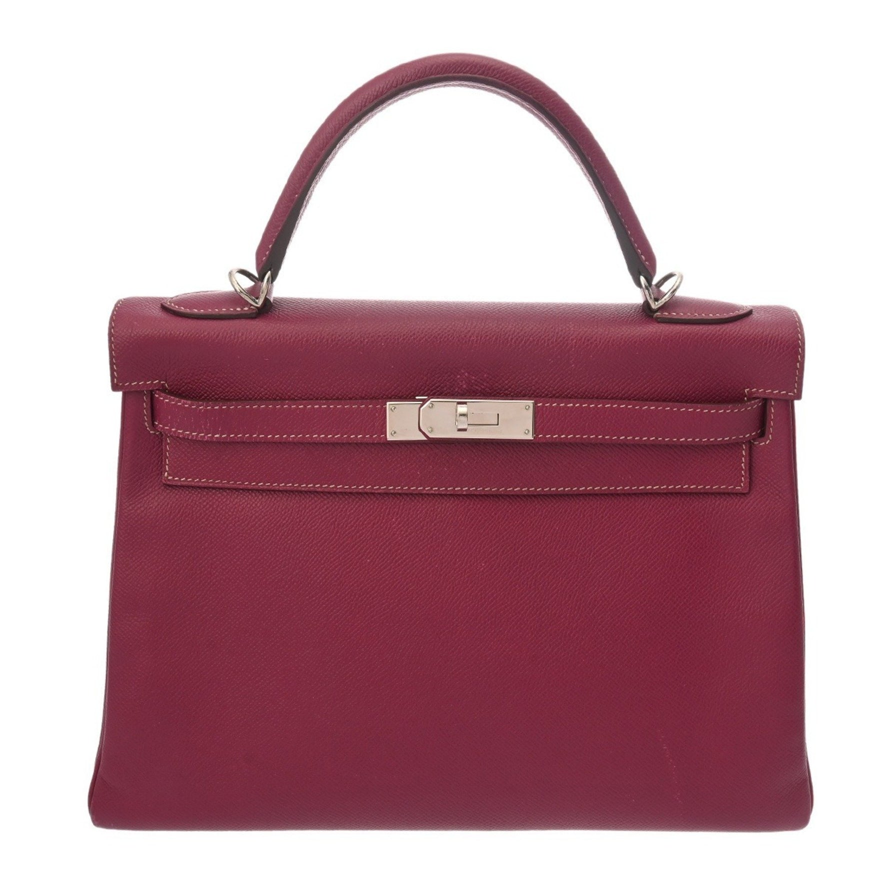 HERMES Kelly 32 Candy, Inner Stitching, Tosca/Rose Tyrien, O Stamp (circa 2011), Women's Epsom Leather 2-Way Bag