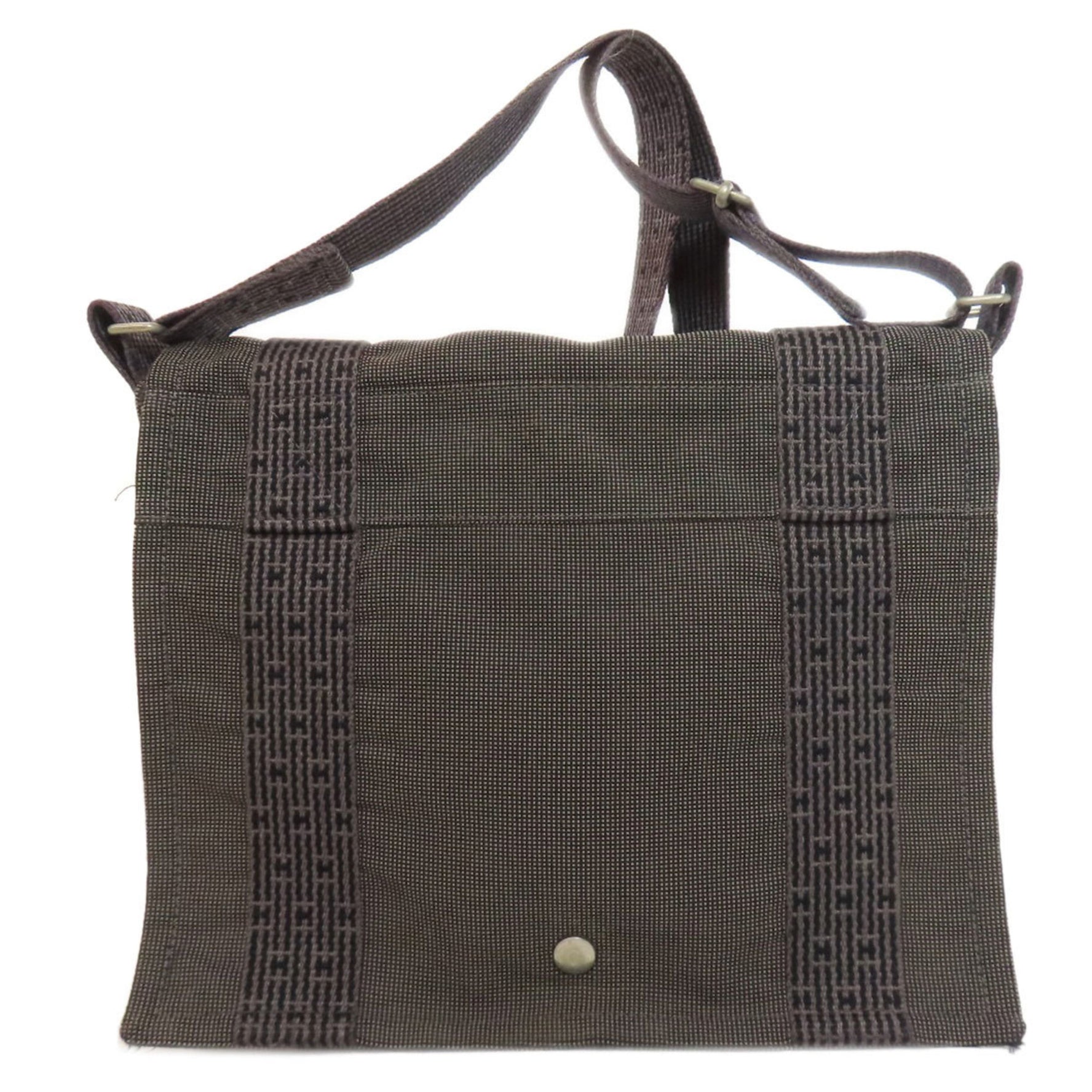 Hermes Air Line Bassus PM Shoulder Bag Canvas