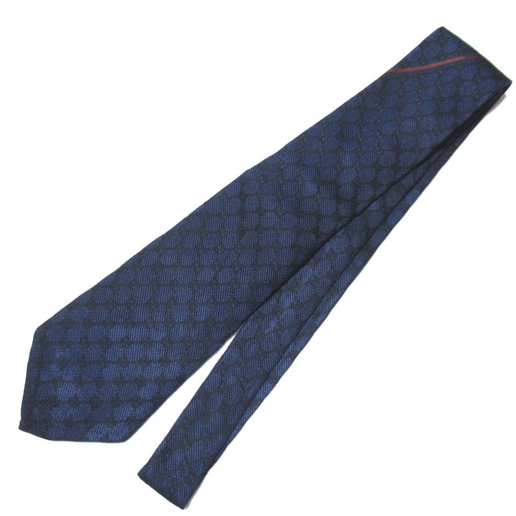 GUCCI 100% Silk GG Pattern Sherry Line Necktie