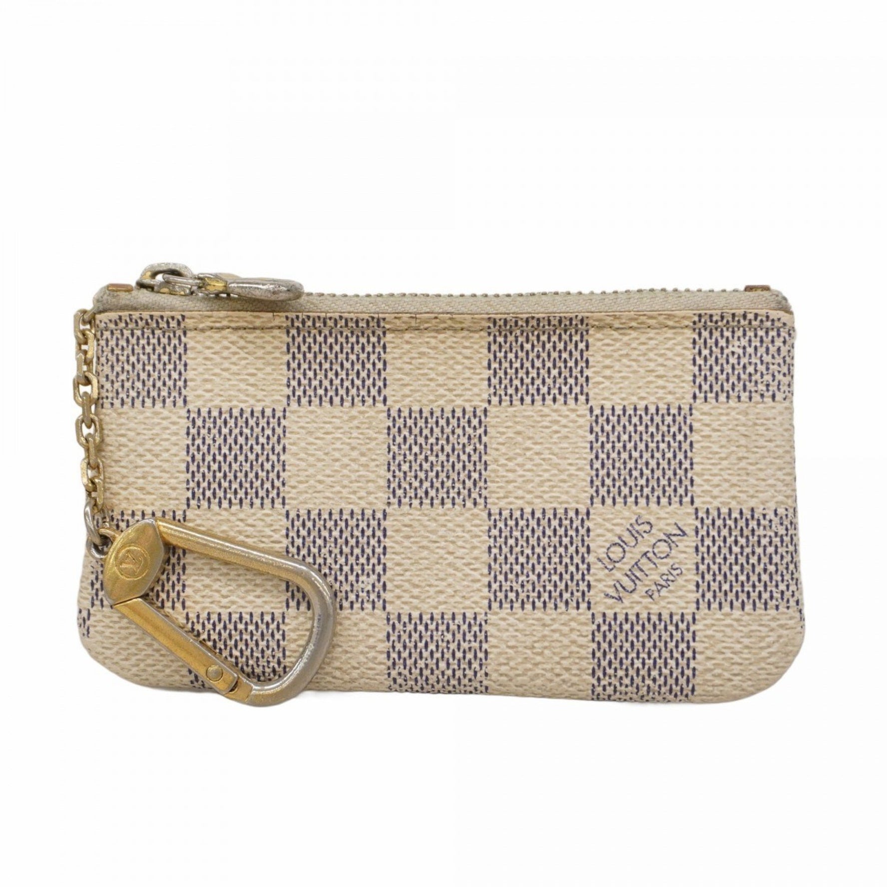 Louis Vuitton Damier Azur Pochette Cle Wallet/Coin Case