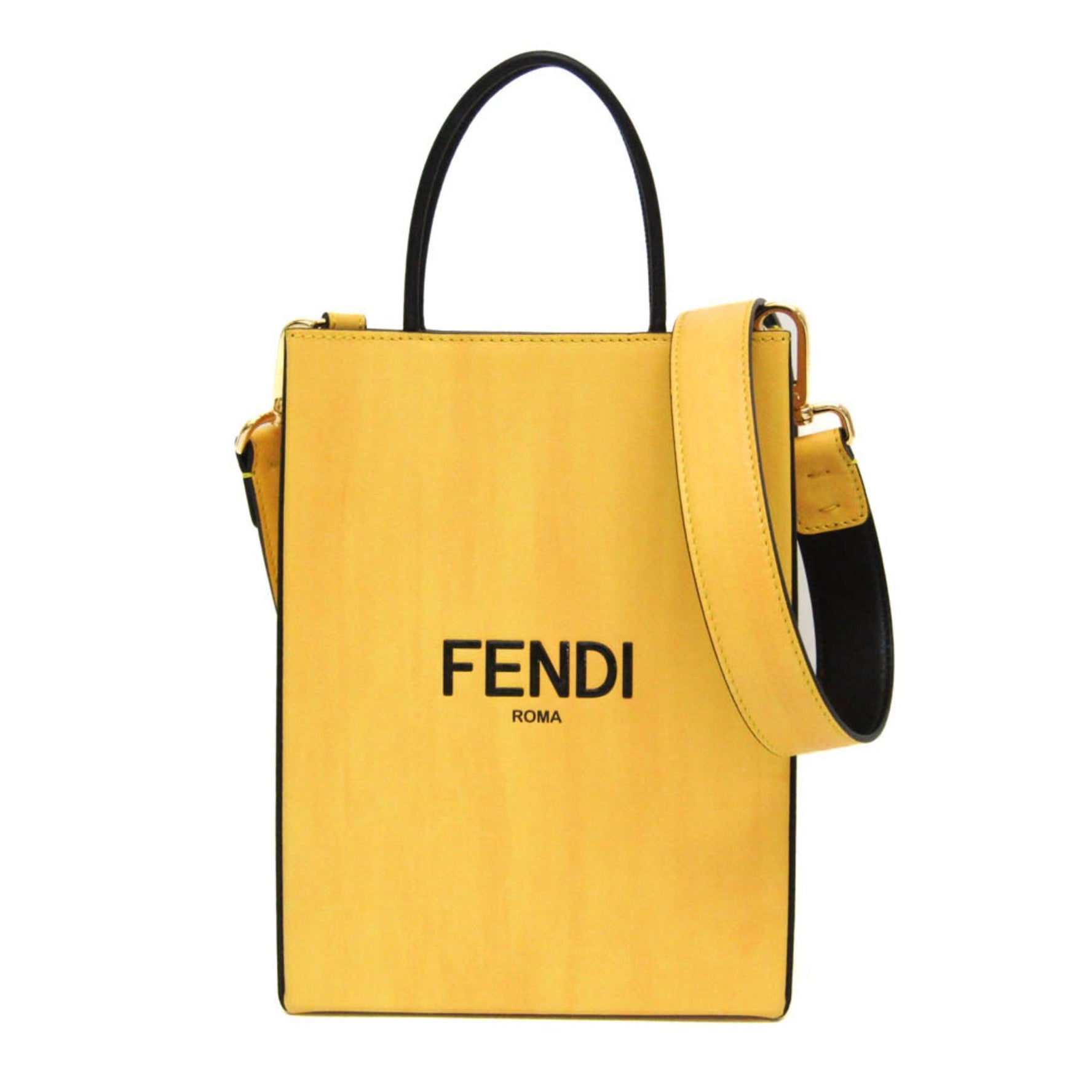 Fendi Shopping Bag S Women,Men Leather Handbag,Shoulder Bag