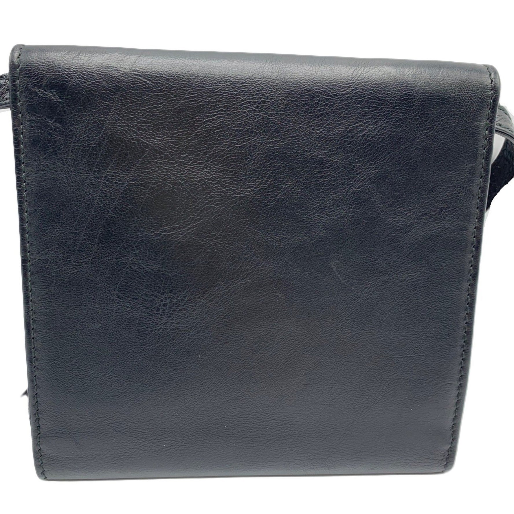 Balenciaga Shoulder Wallet Tri-fold Leather