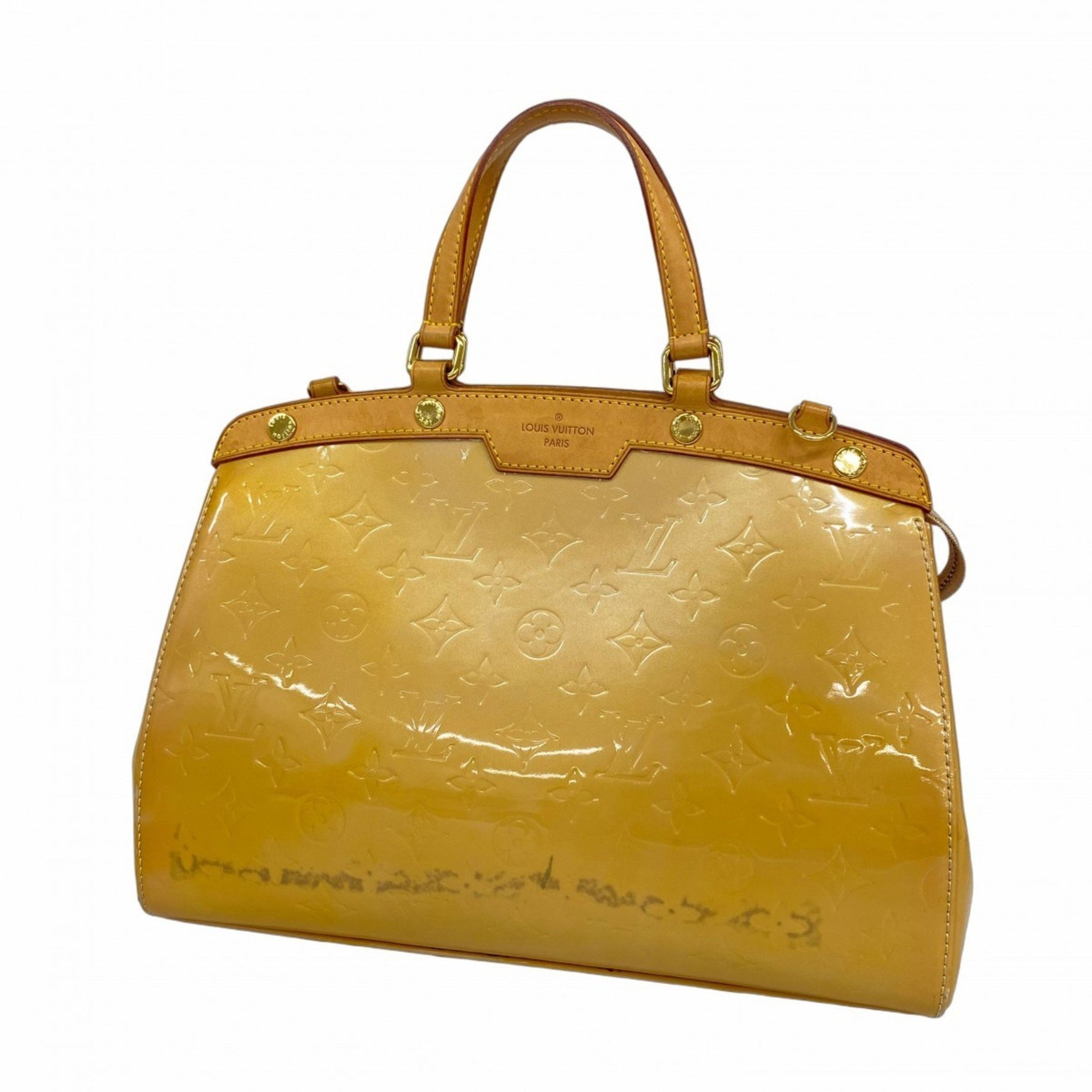 Louis Vuitton Vernis MM Handbag Rose Florentine