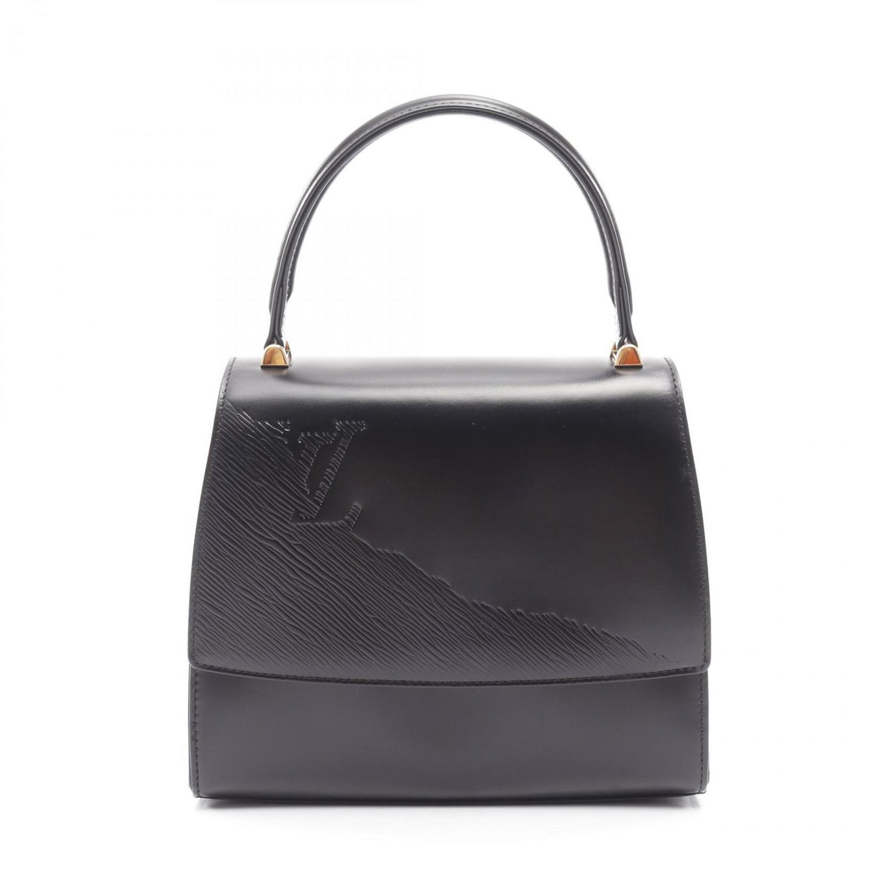 Louis Vuitton Athenee Opera Handbag, Leather, Black