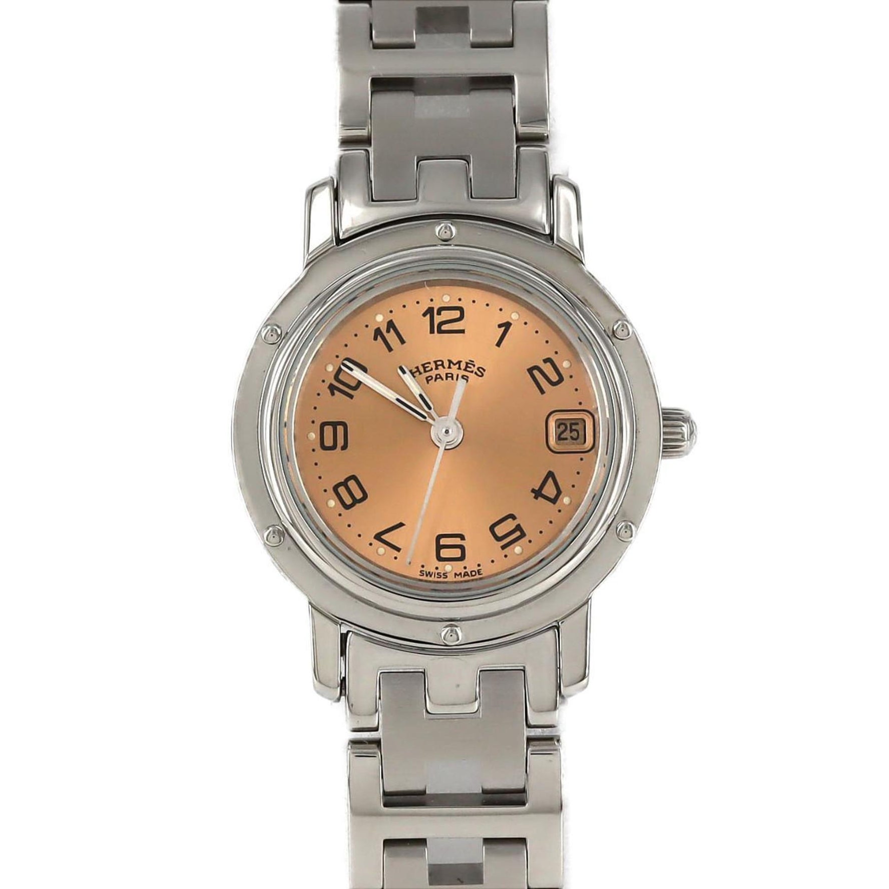 Hermes Clipper SS Quartz Watch