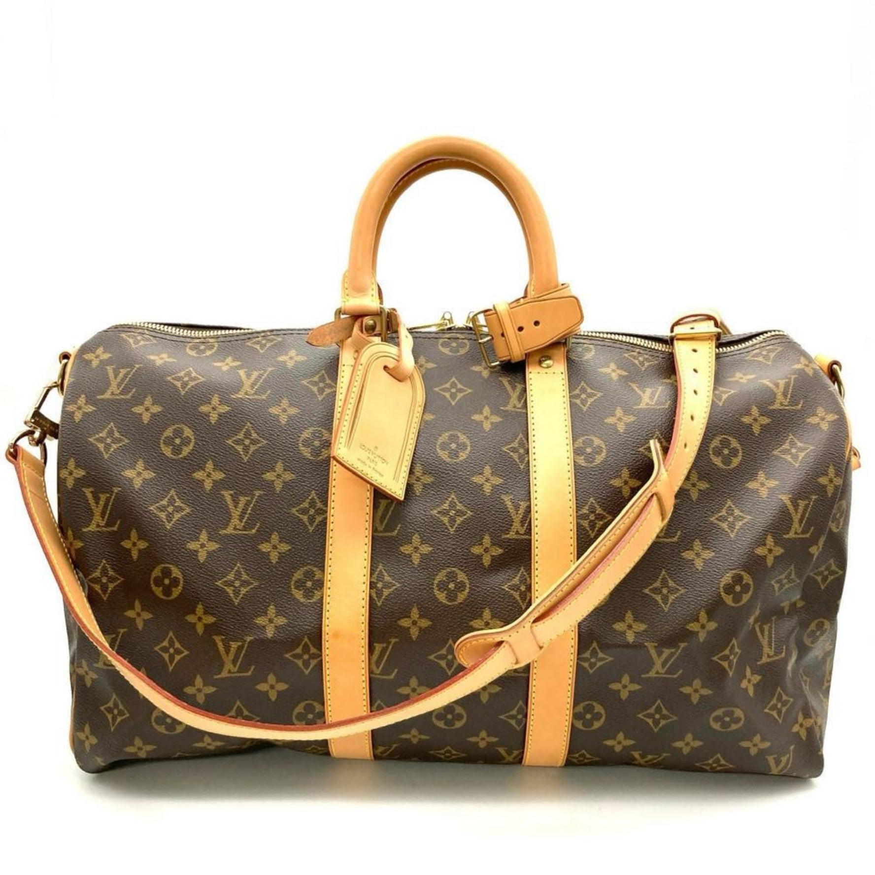 Louis Vuitton Keepall 45 Boston Bag Monogram Canvas