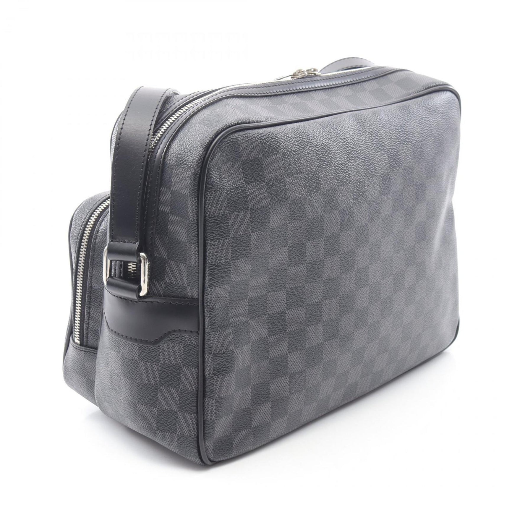 Louis Vuitton Io Shoulder Bag, Coated Canvas and Leather with Damier Graphite Finish